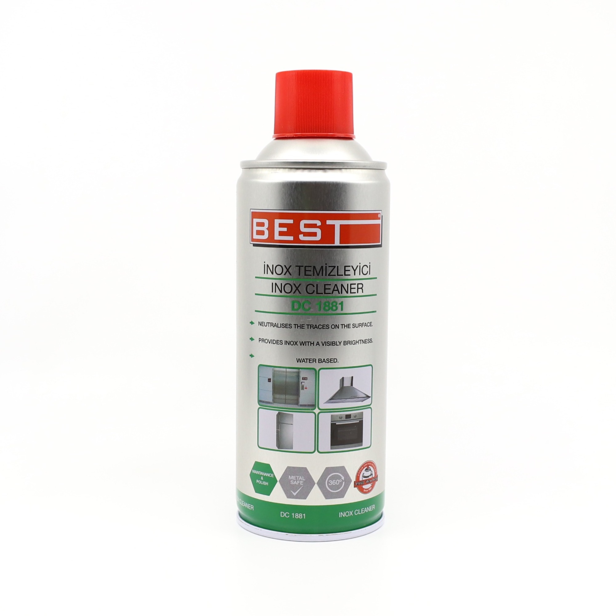 Best Sprey İnox Temizleyici Sprey 400 Ml Dc1881 - 12'li Paket