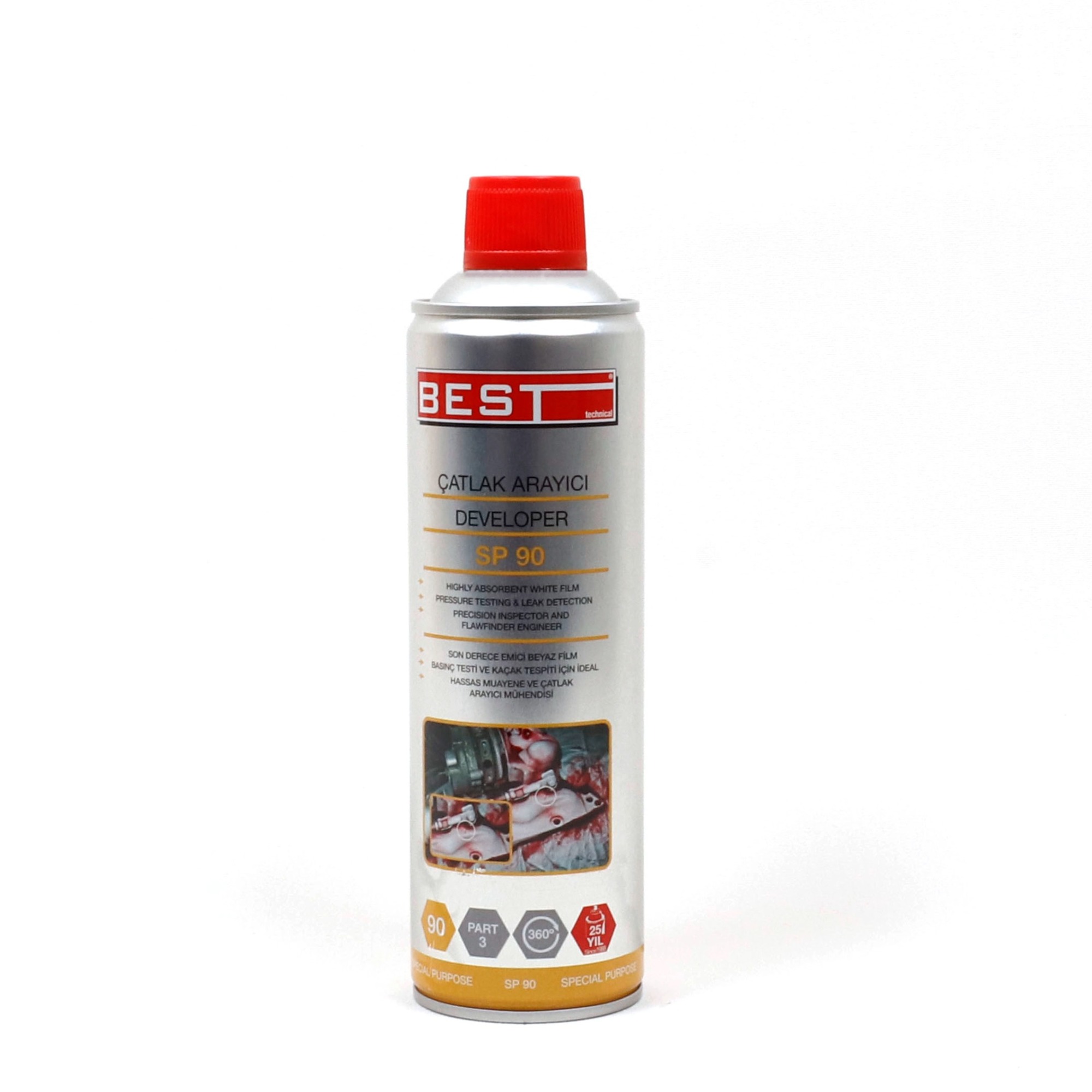Best Çatlak Arayıcı Developer Sprey 500 Ml Sp90 - 12'li Paket