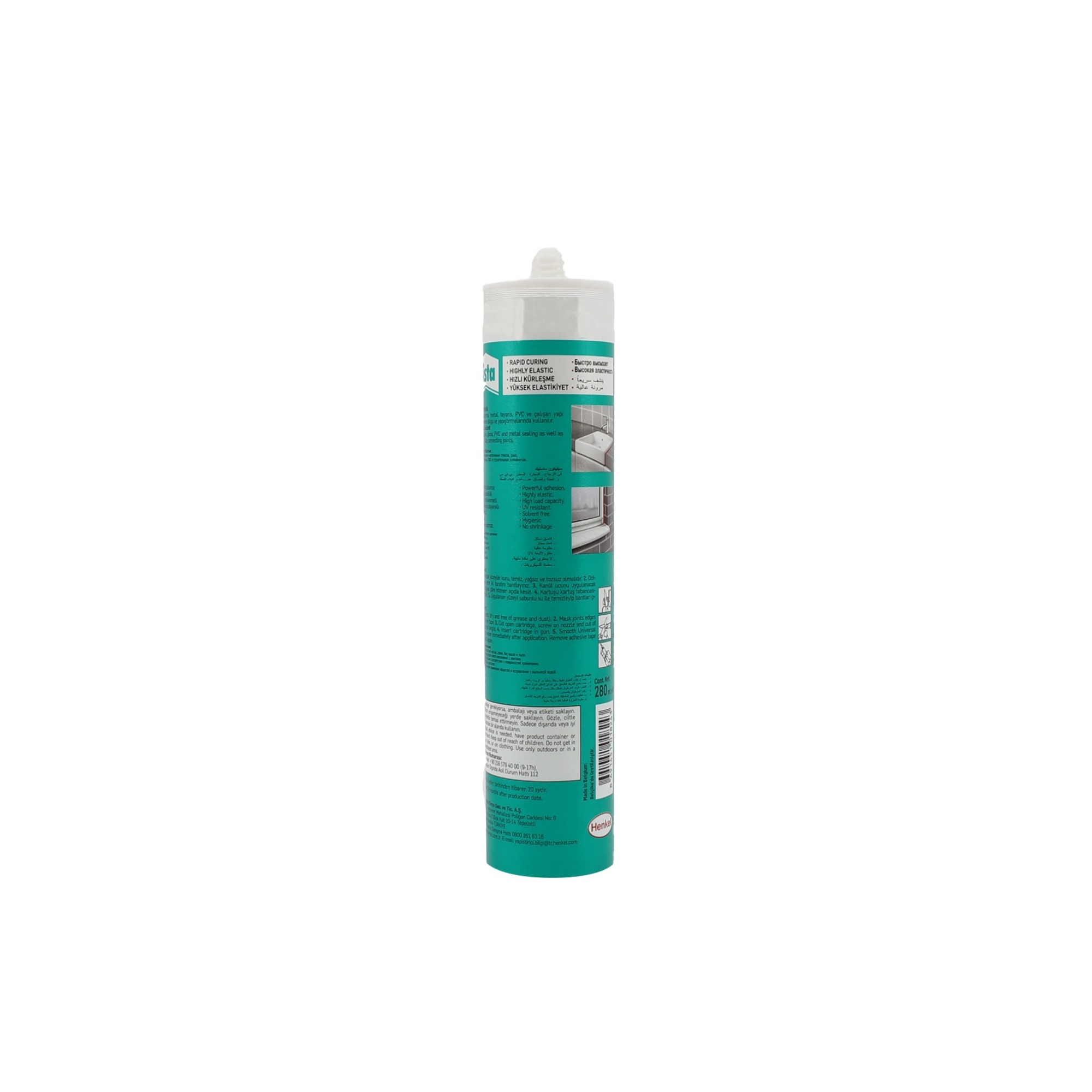Sista Silikon 280 Ml Beyaz - 20'li Paket