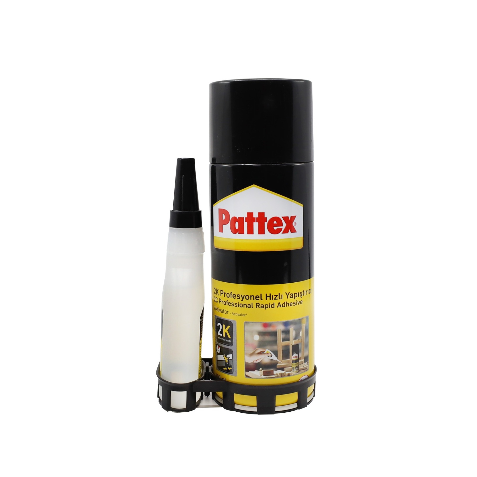 Pattex Mdf 2k Hızlı Yapıştırıcı 400+70 Ml - 24'lü Paket
