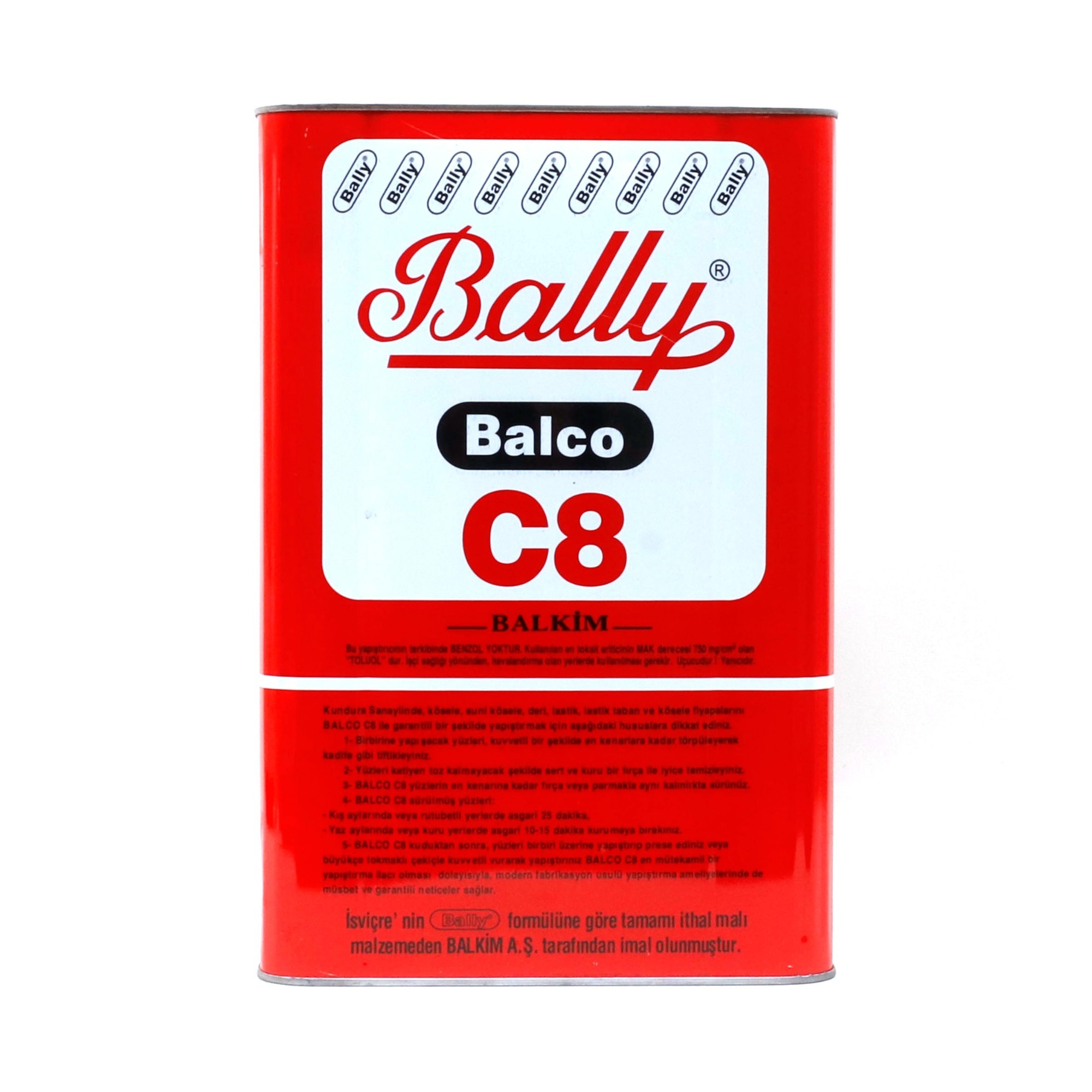 Bally C8 Kırmızı Teneke 15 Kg 