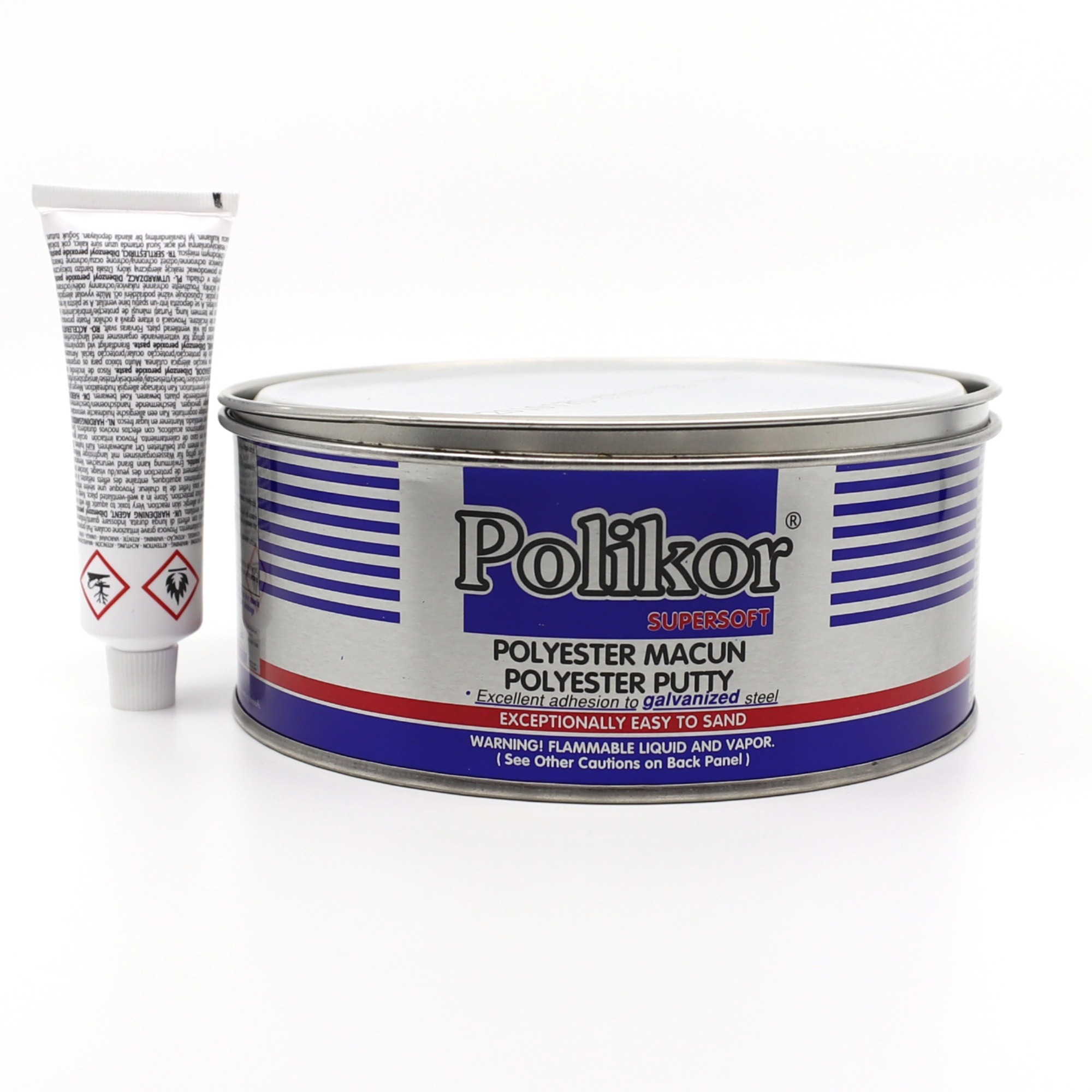 Polikor Süper Soft Çelik Macun 900 Gr - 12'li Paket