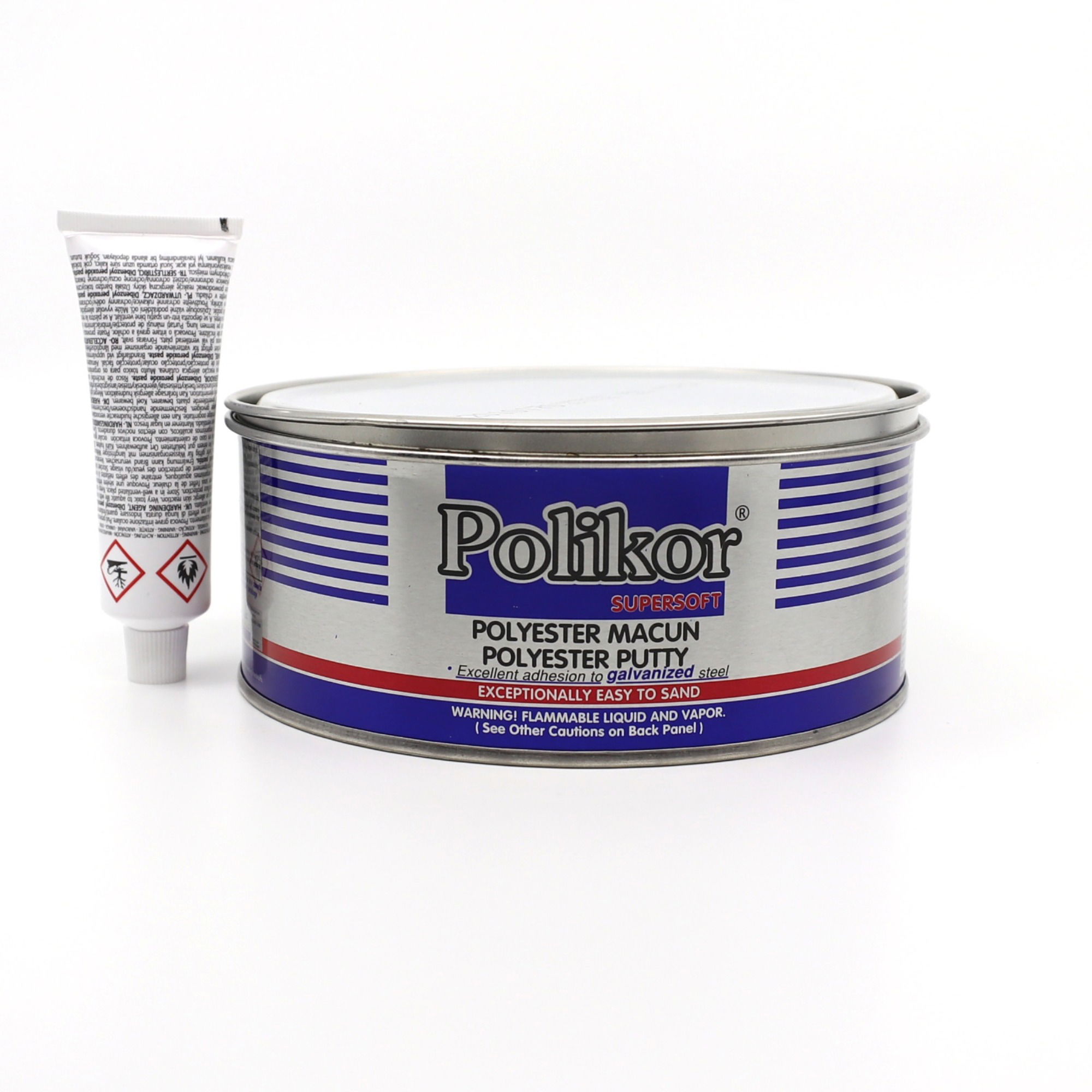 Polikor Süper Soft Çelik Macun 1800 Gr - 8'li Paket
