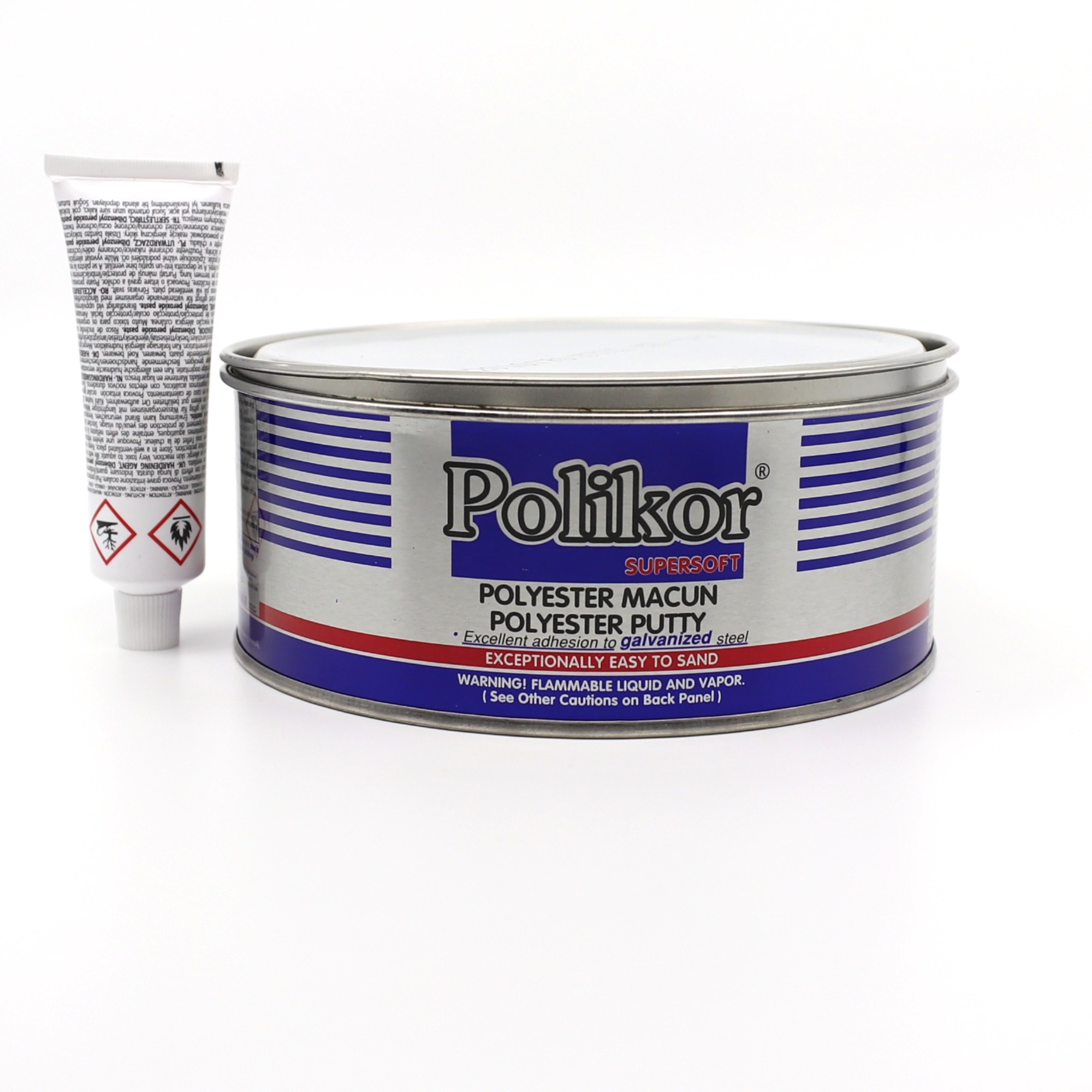 Polikor Süper Soft Çelik Macun 450 Gr - 18'li Paket