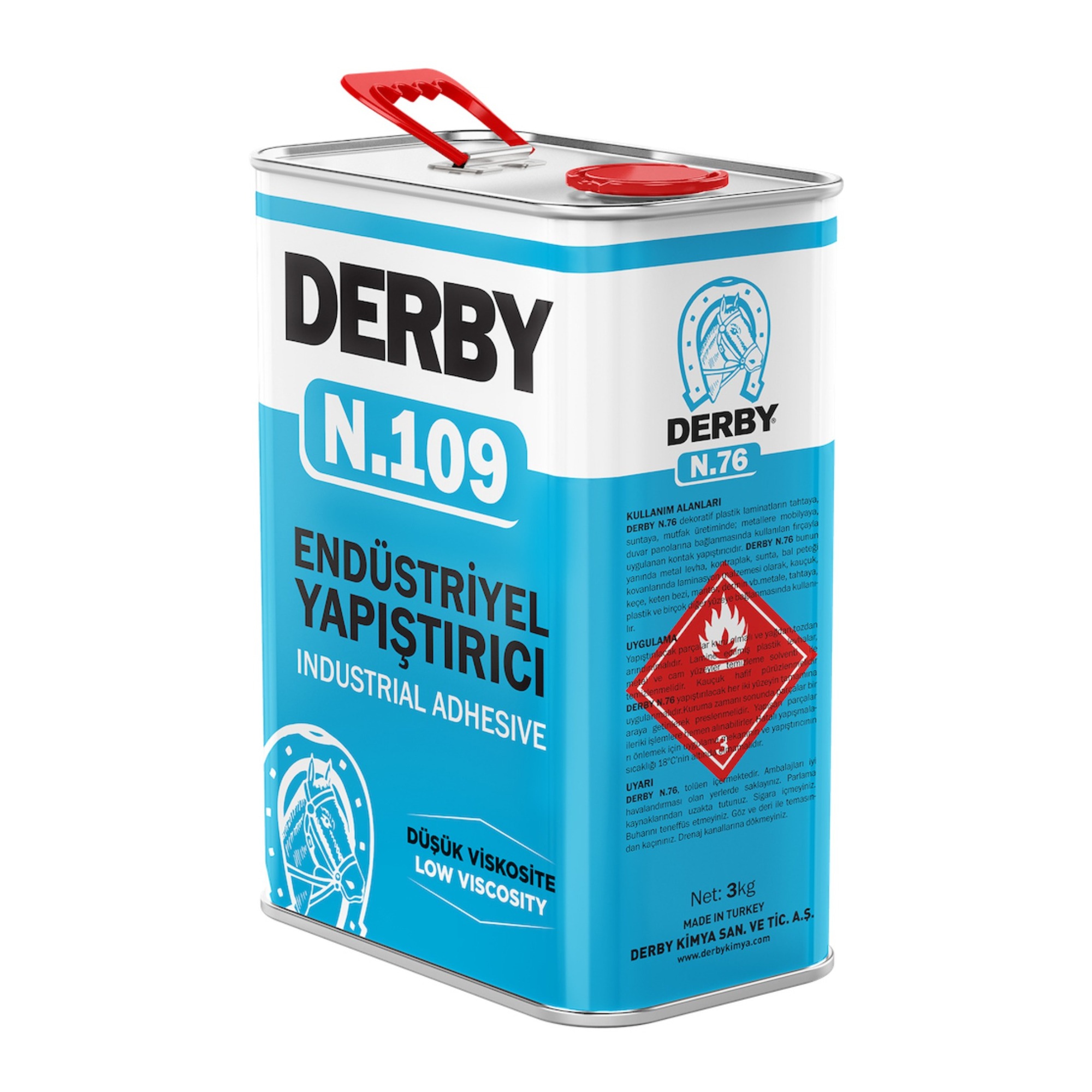 Derby Yapıştırıcı 109/5 3 Kg - 6'lı Paket