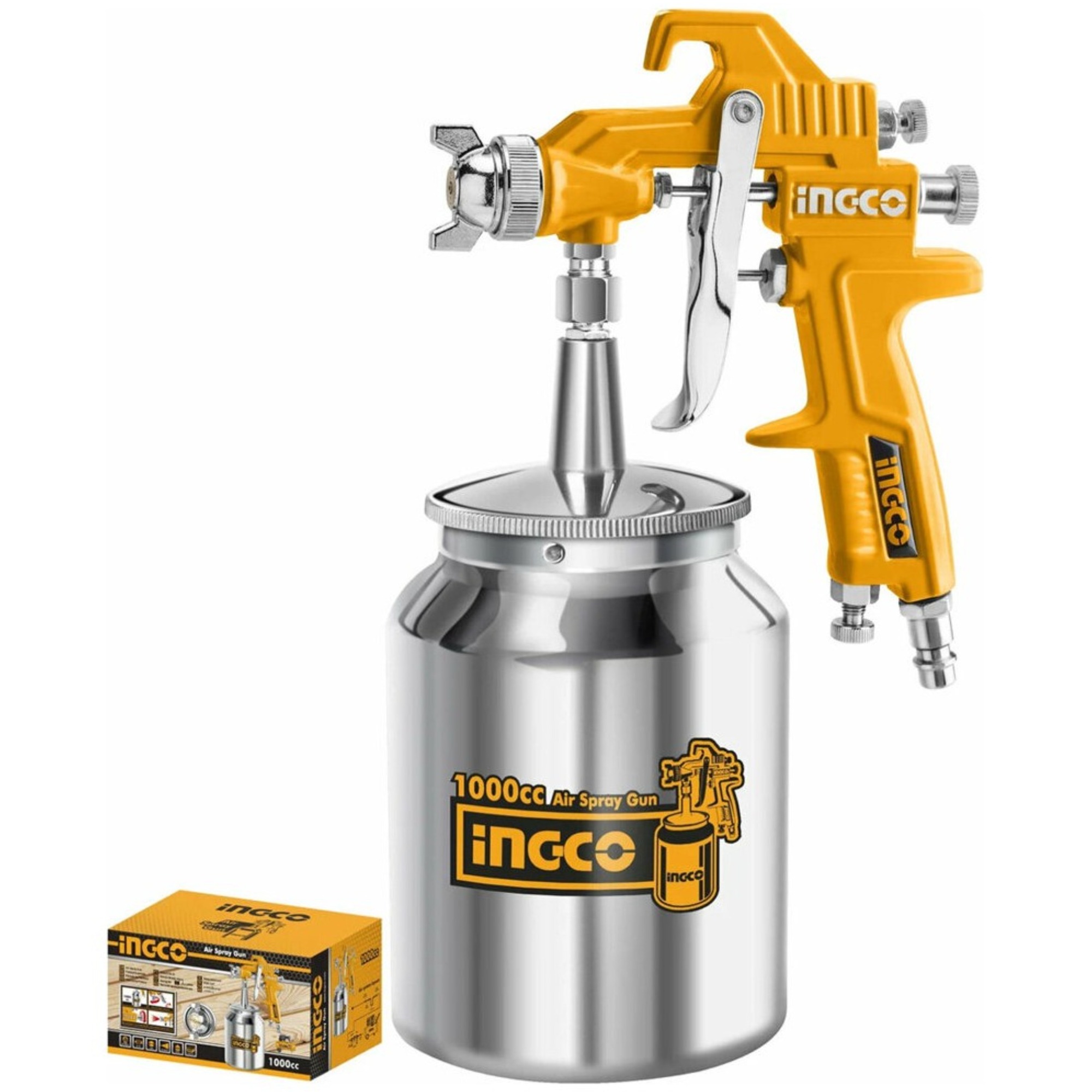 İngco Asg3105 Alttan Depo Boya Tabancası 1.8 Mm