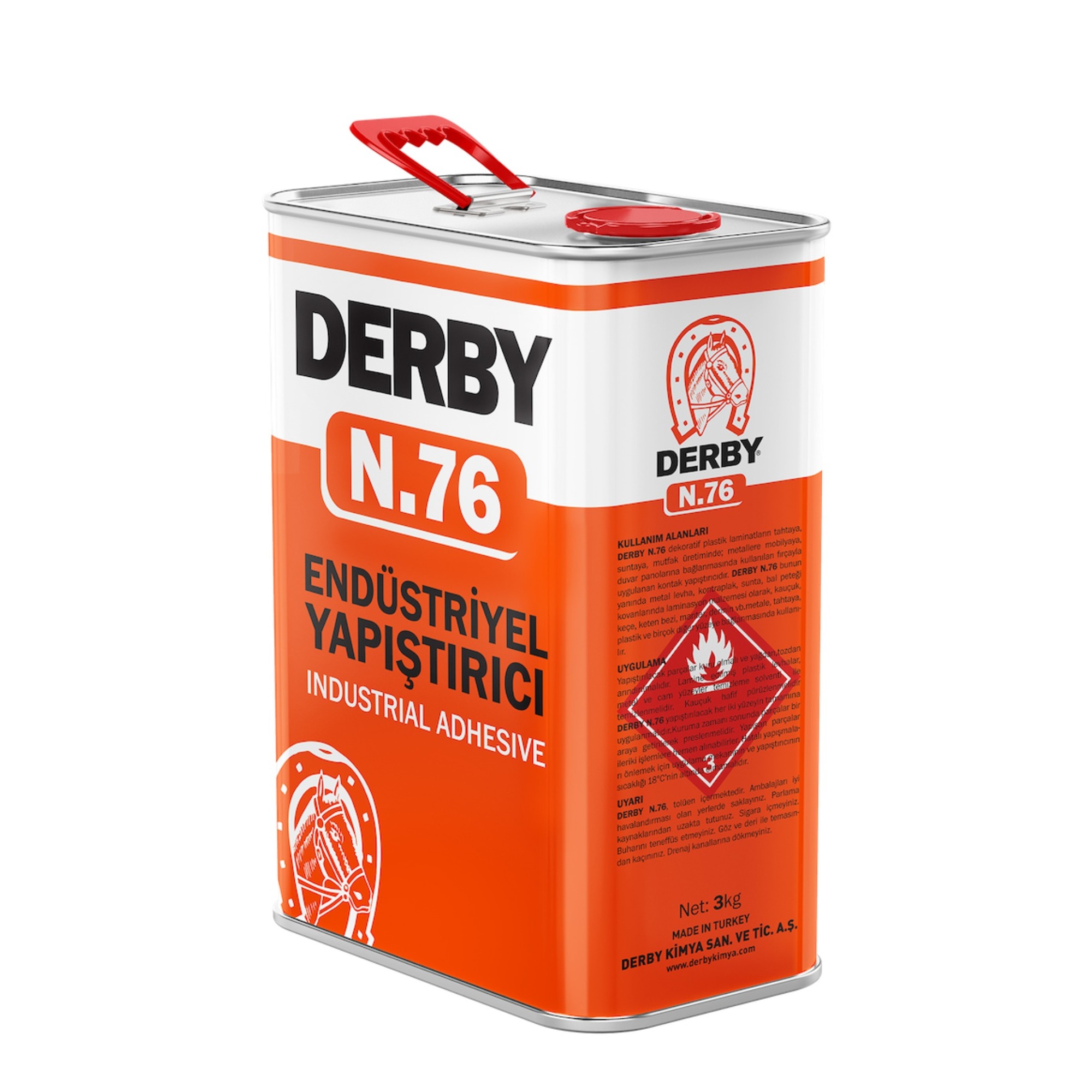 Derby Yapıştırıcı 76/5 3 Kg - 6'lı Paket