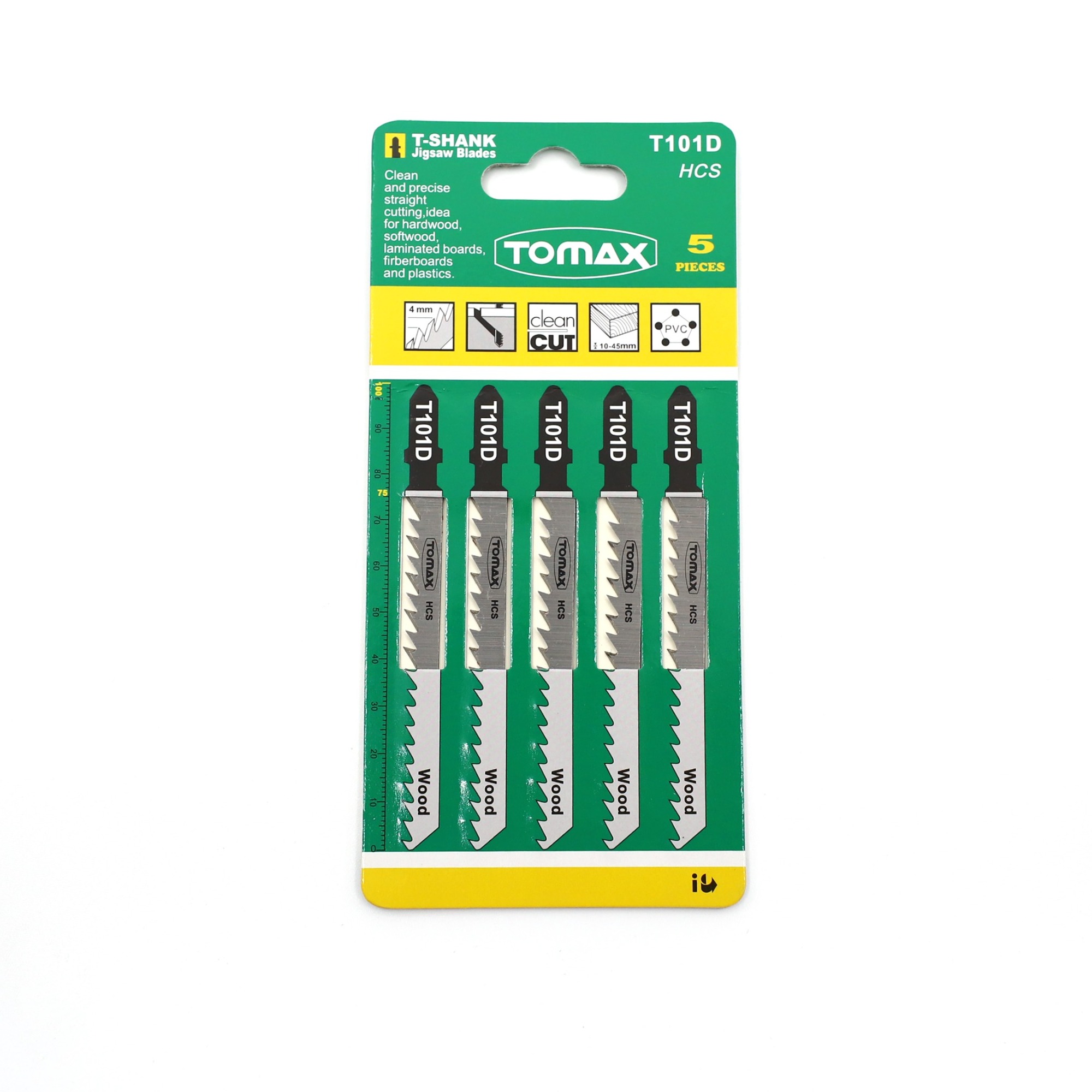 Tomax Sert Kesim Ahşap Dekupaj Ağzı( T101d) - 5'li Paket
