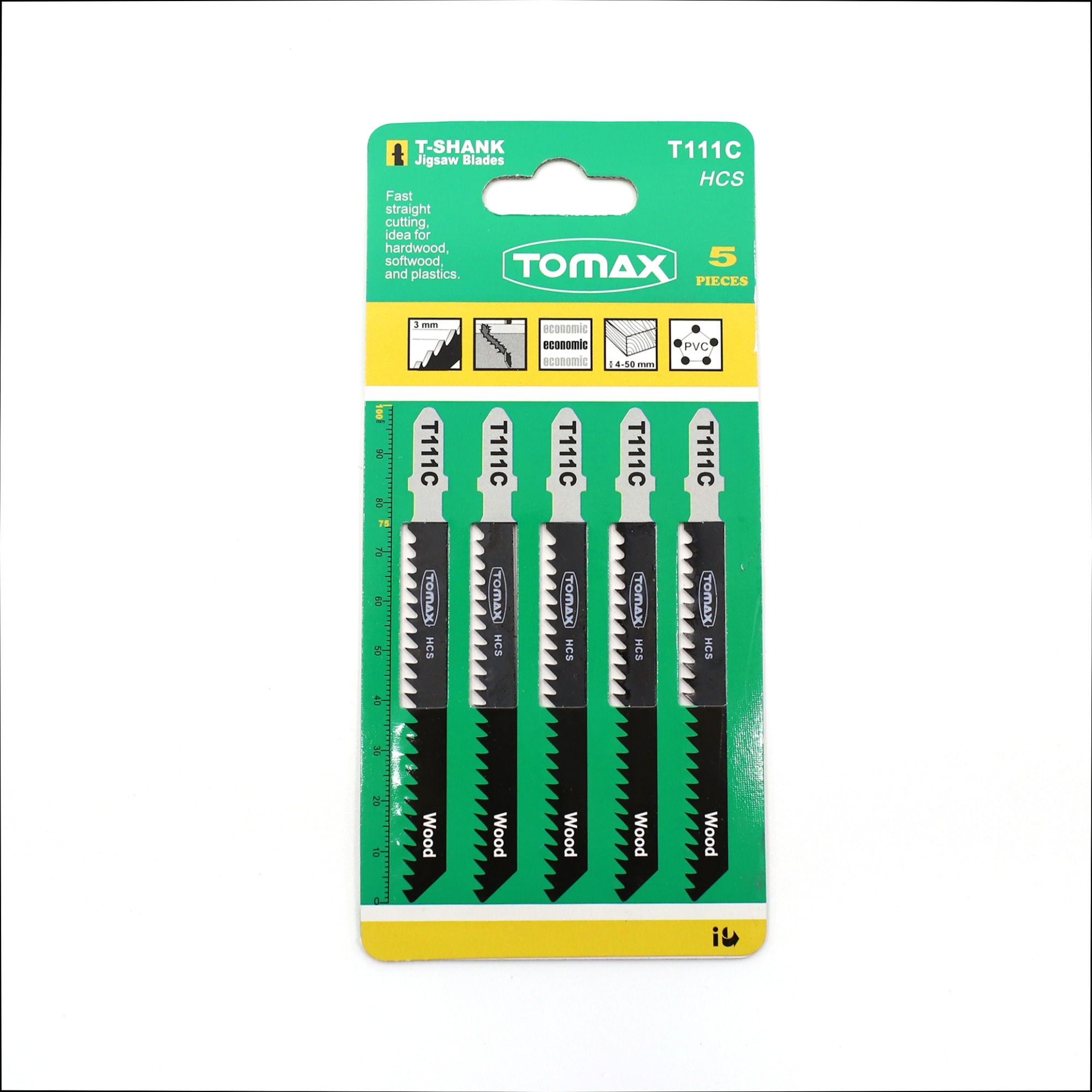 Tomax Normal Kesim Ahşap Dekupaj Ağzı (t111c) - 5'li Paket