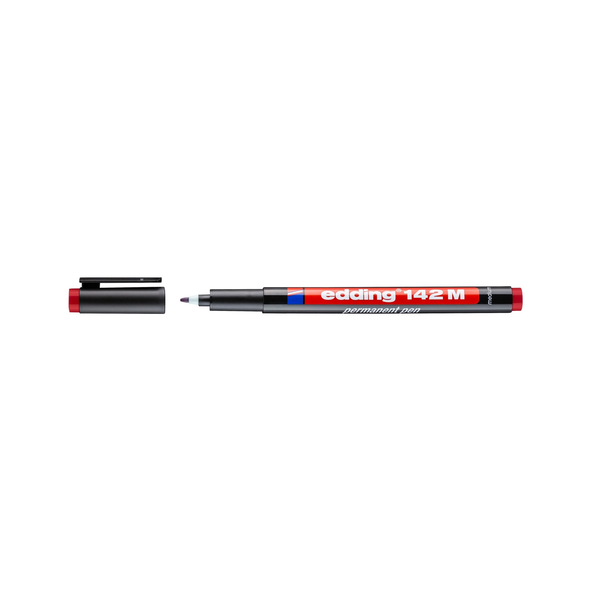 Edding 142 M Ohp Asetat Kalemi Kırmızı  - 10'lu Paket