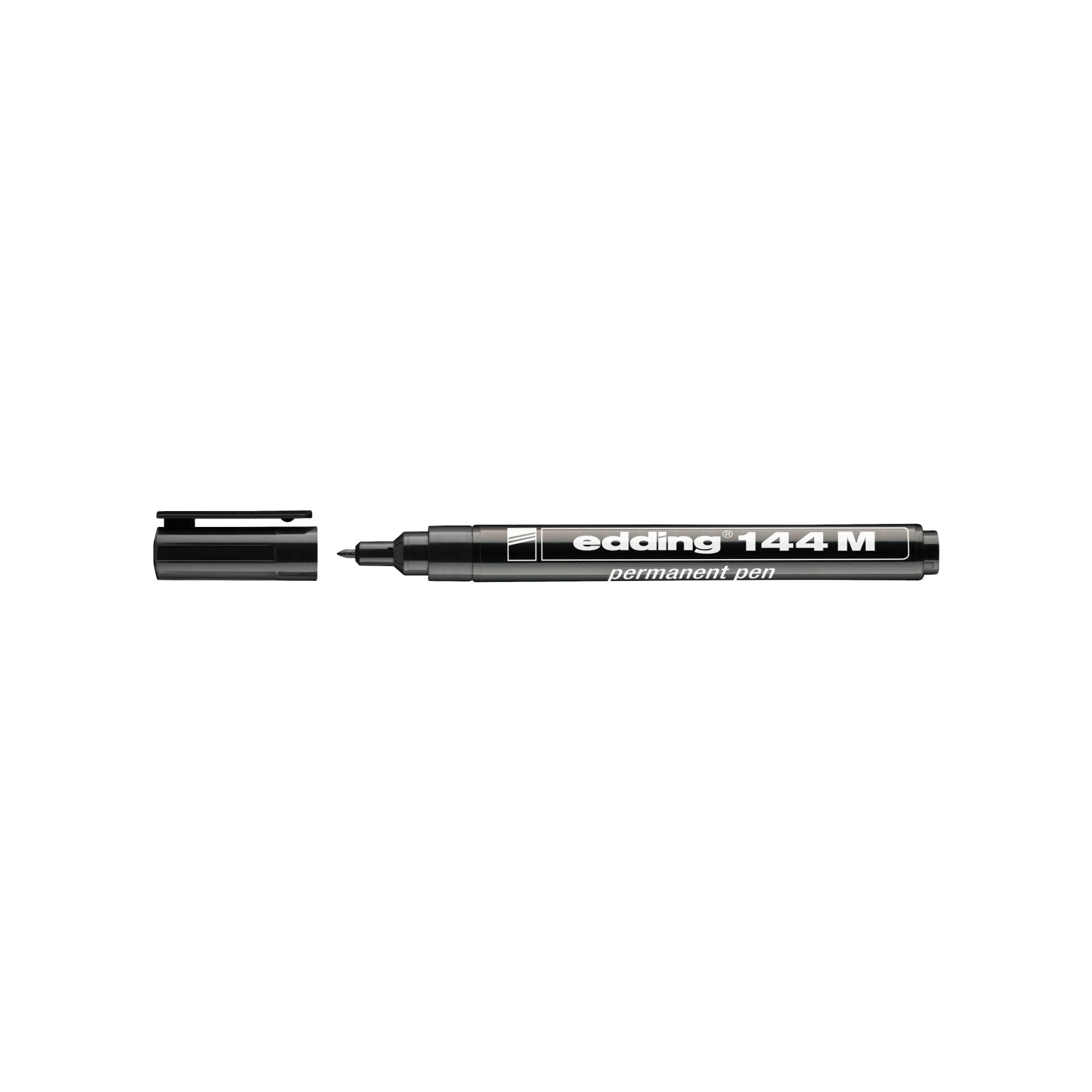 Edding 144 M Siyah Asetat Kalemi  - 10'lu Paket