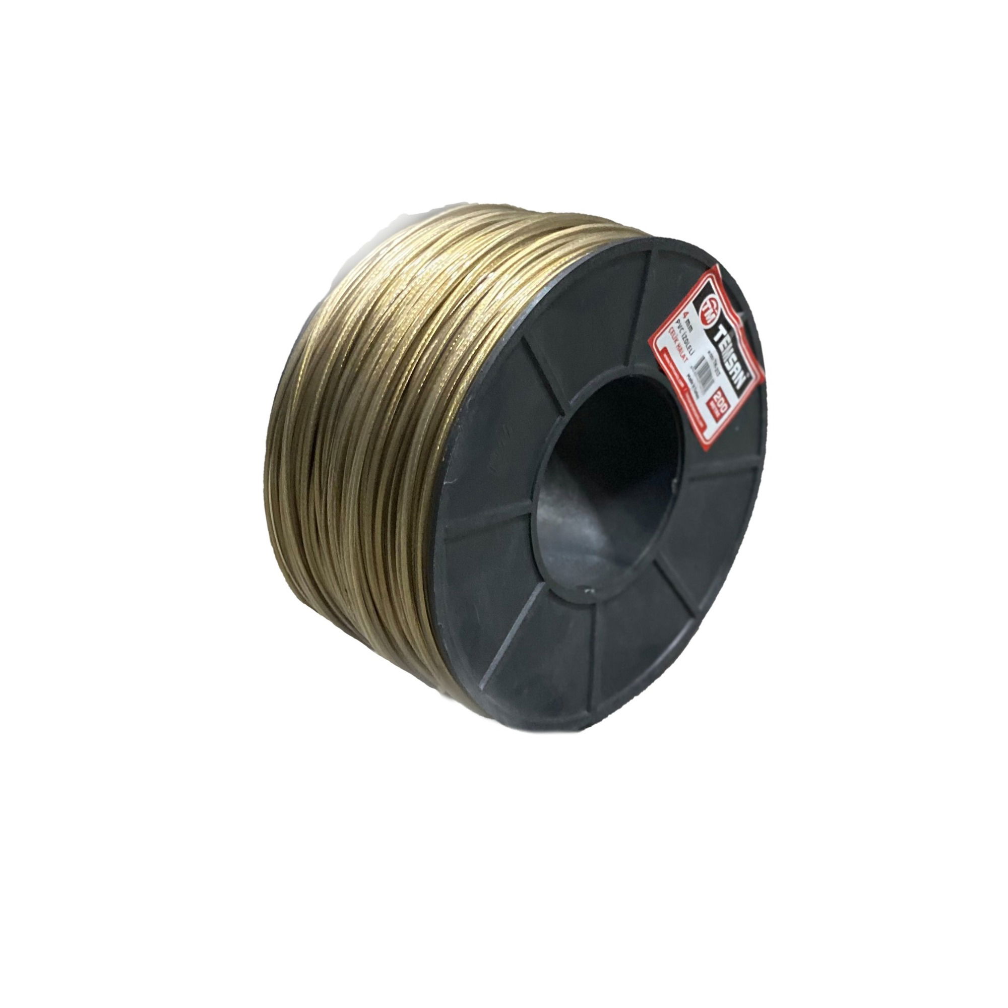 Şeffaf İzoleli Çelik Halat 2 Mm - 200 Metre