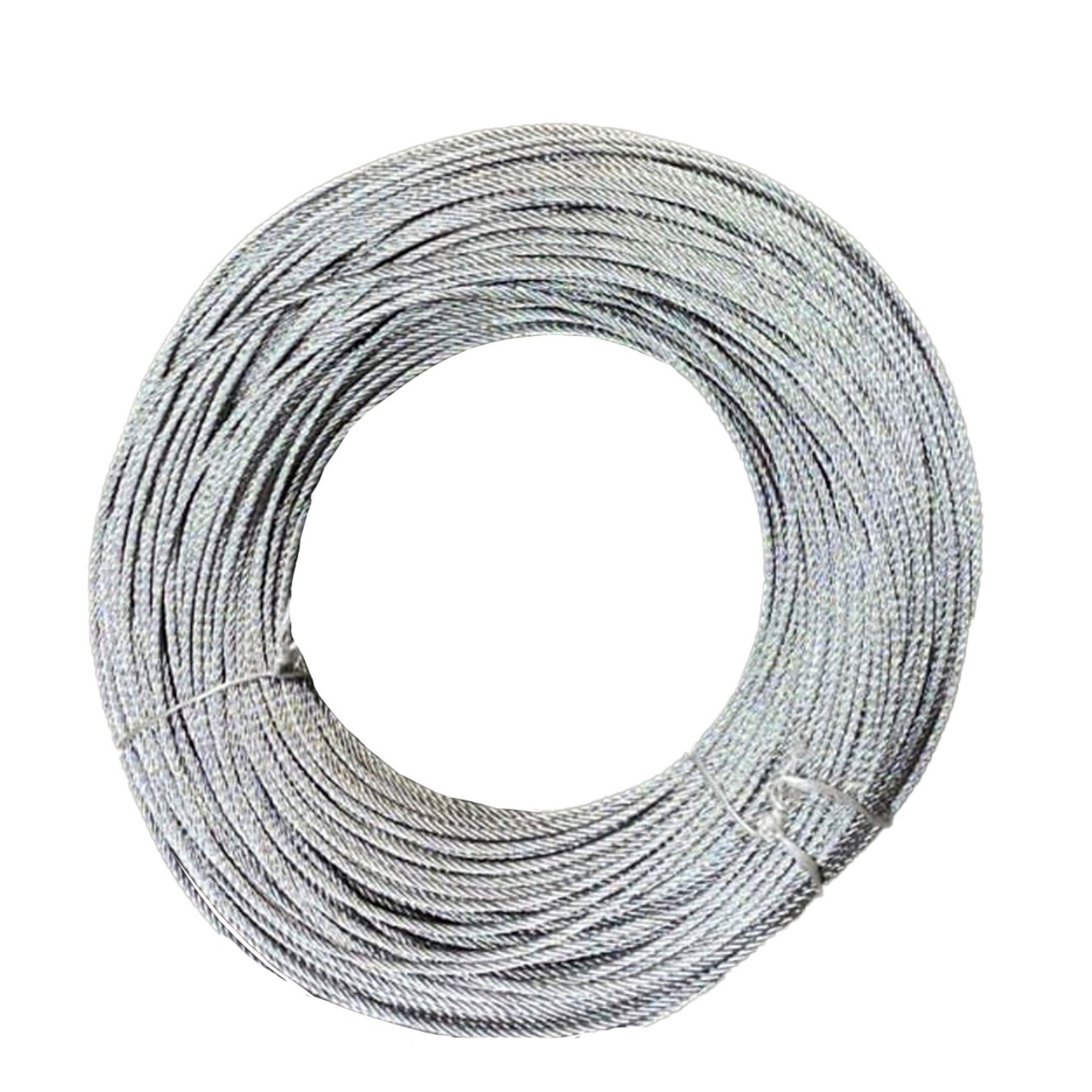 Galveniz Çelik Halat 4 Mm - 250 Metre