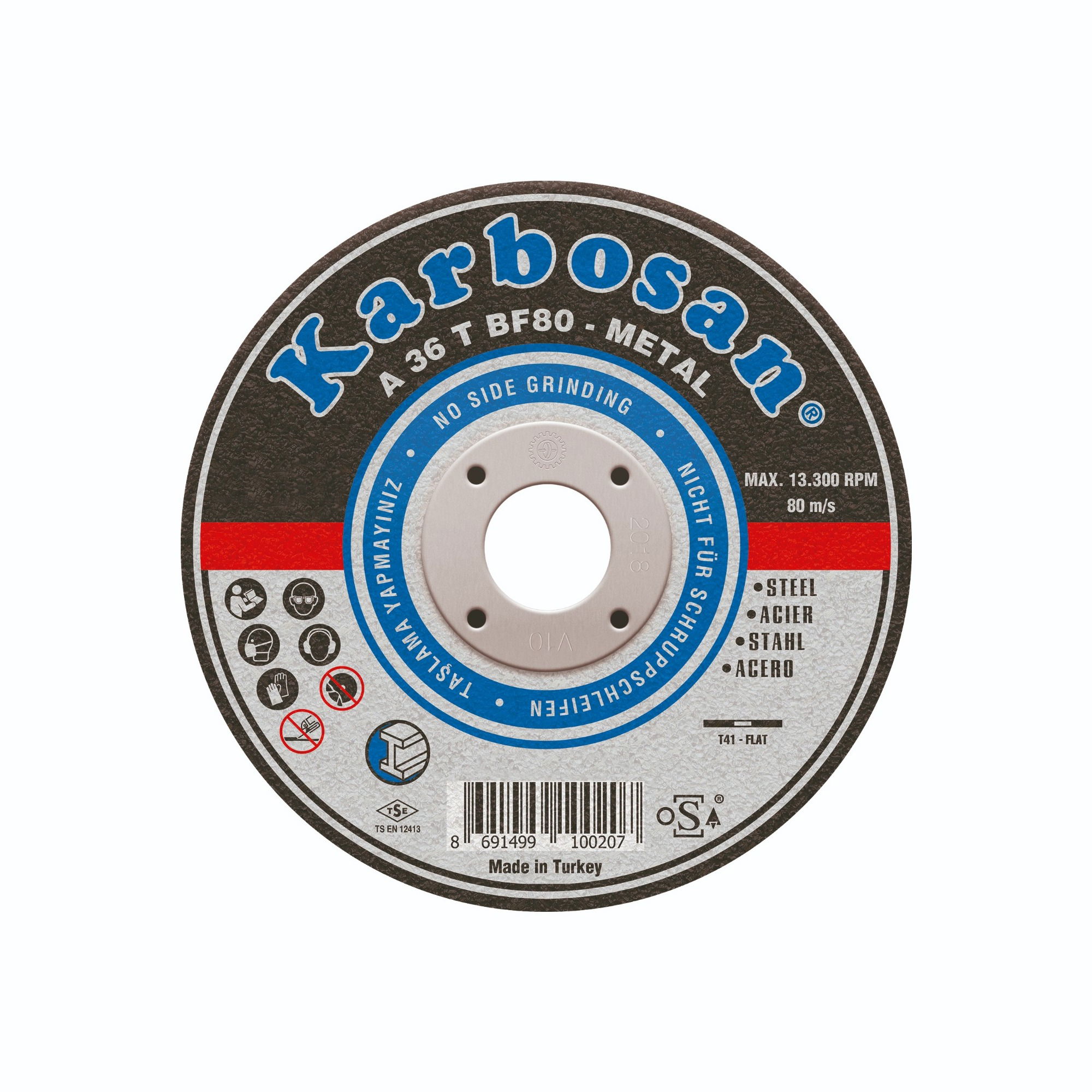 Karbosan Nk Metal Kesme 115x3.0x22 (910910)  - 50'li Paket