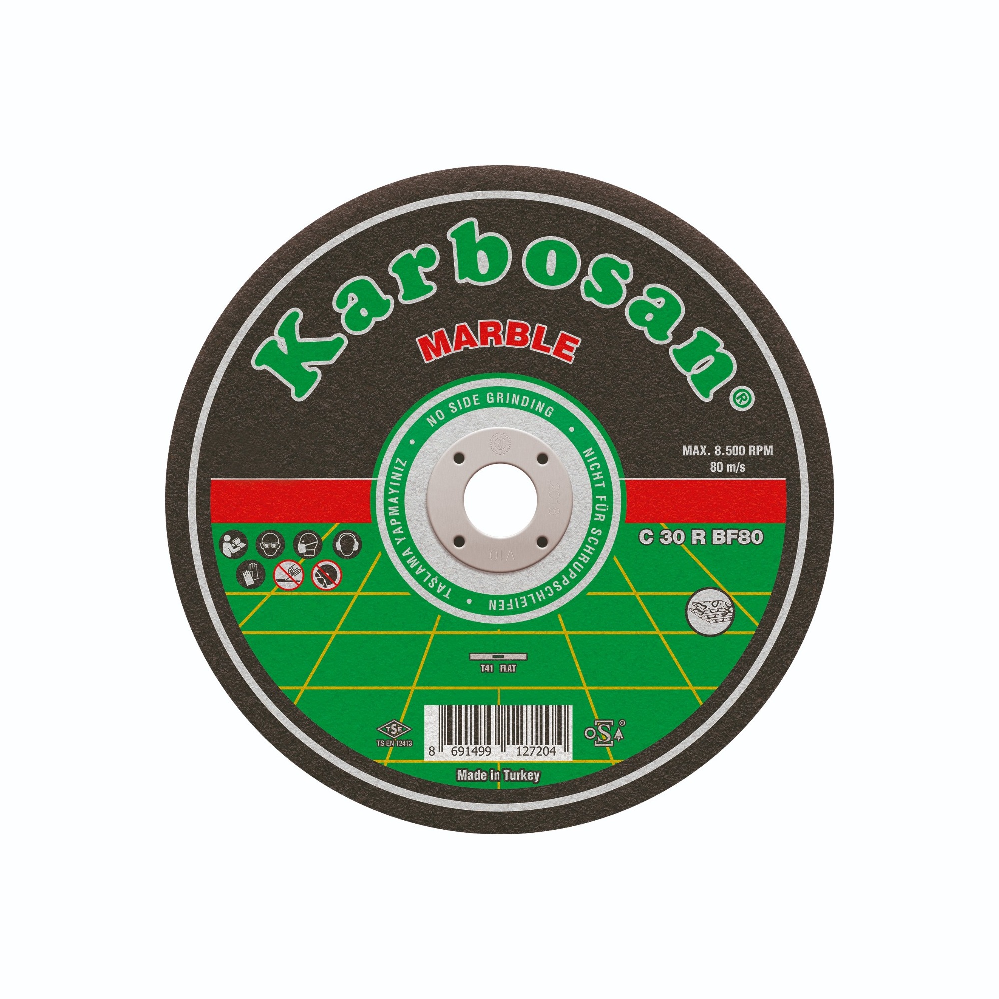 Karbosan Sc Mermer Kesme 230x3.0x22 (910340)  - 25'li Paket