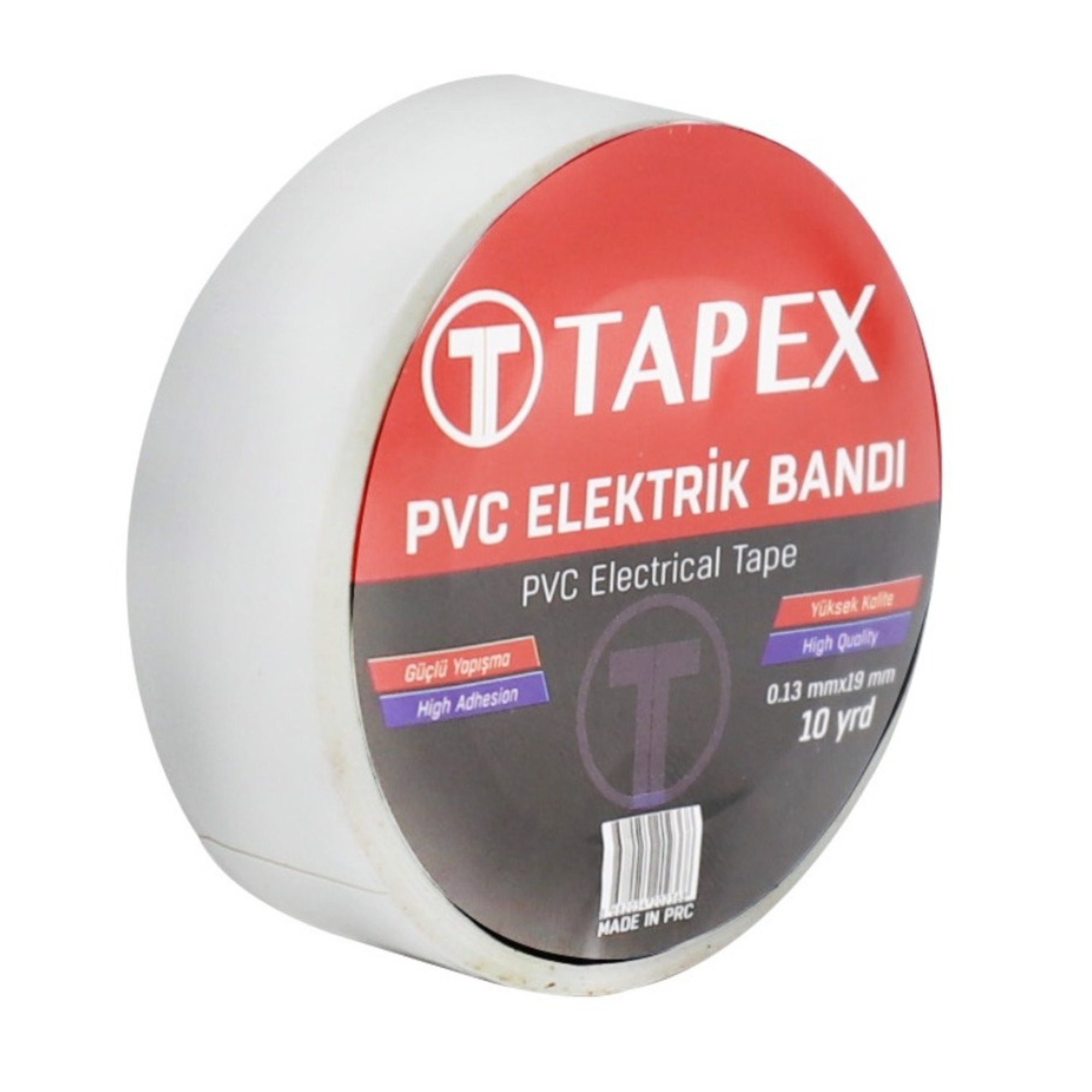 Tapex Elektrik Bantı Beyaz  - 50'li Paket
