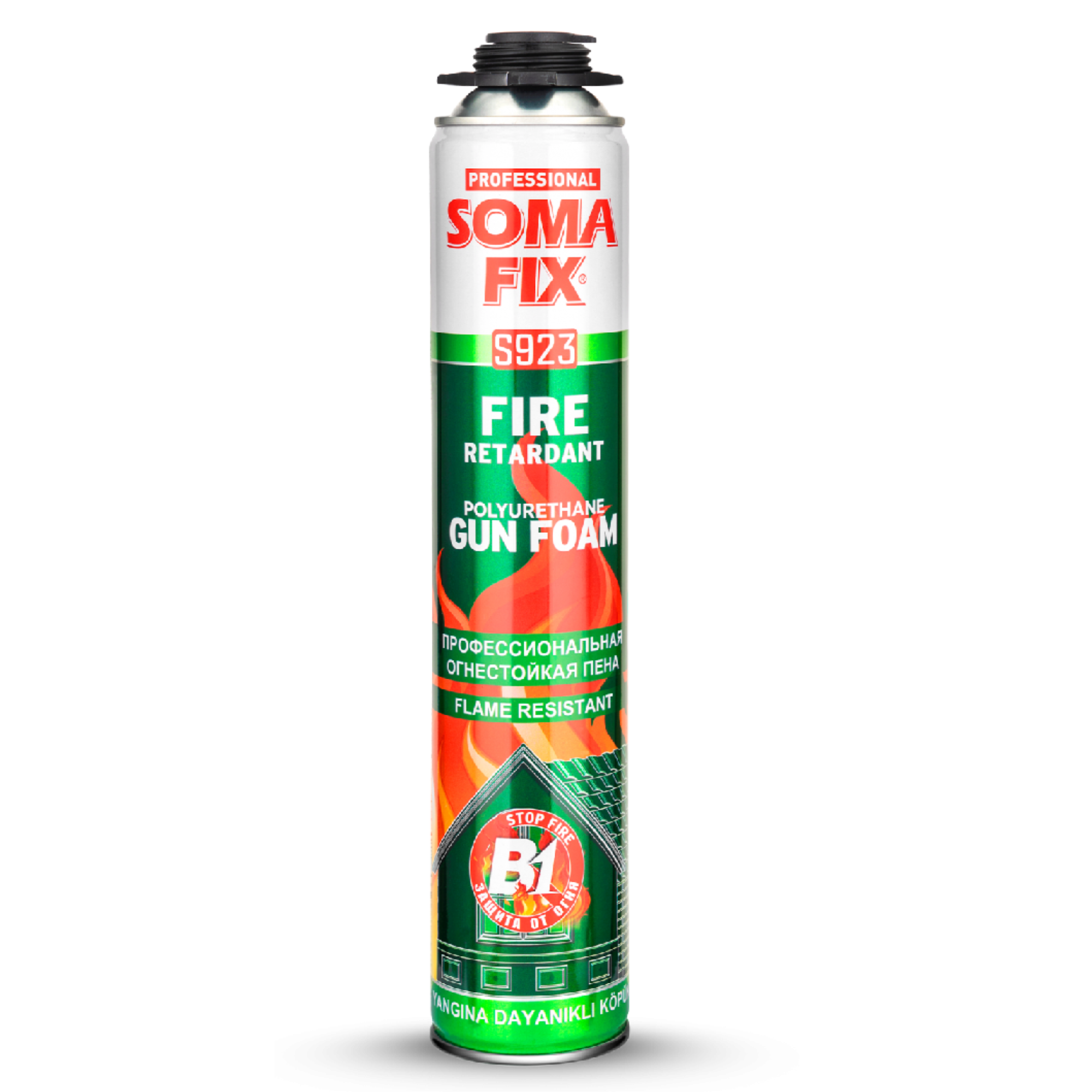 Somafıx Yangın Köpük Tabancalı 750 Ml B1 S923 - 12'li Paket