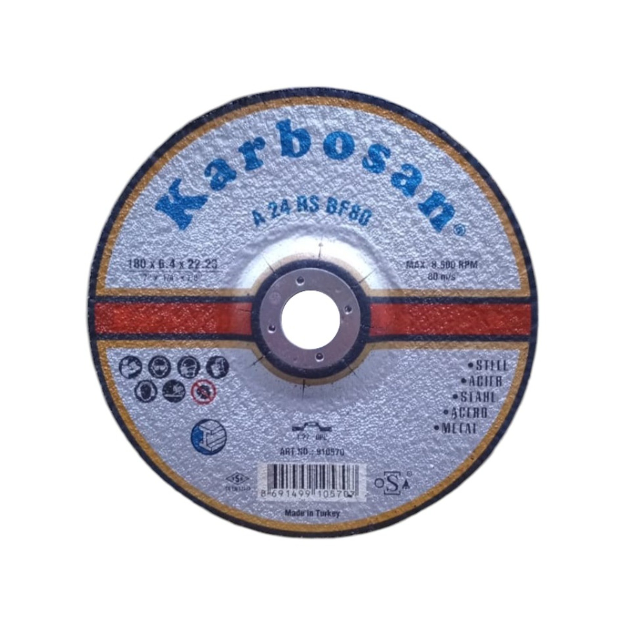 Karbosan Nk Flex Taşlama 180x6.4x22 (910570)  - 10'lu Paket