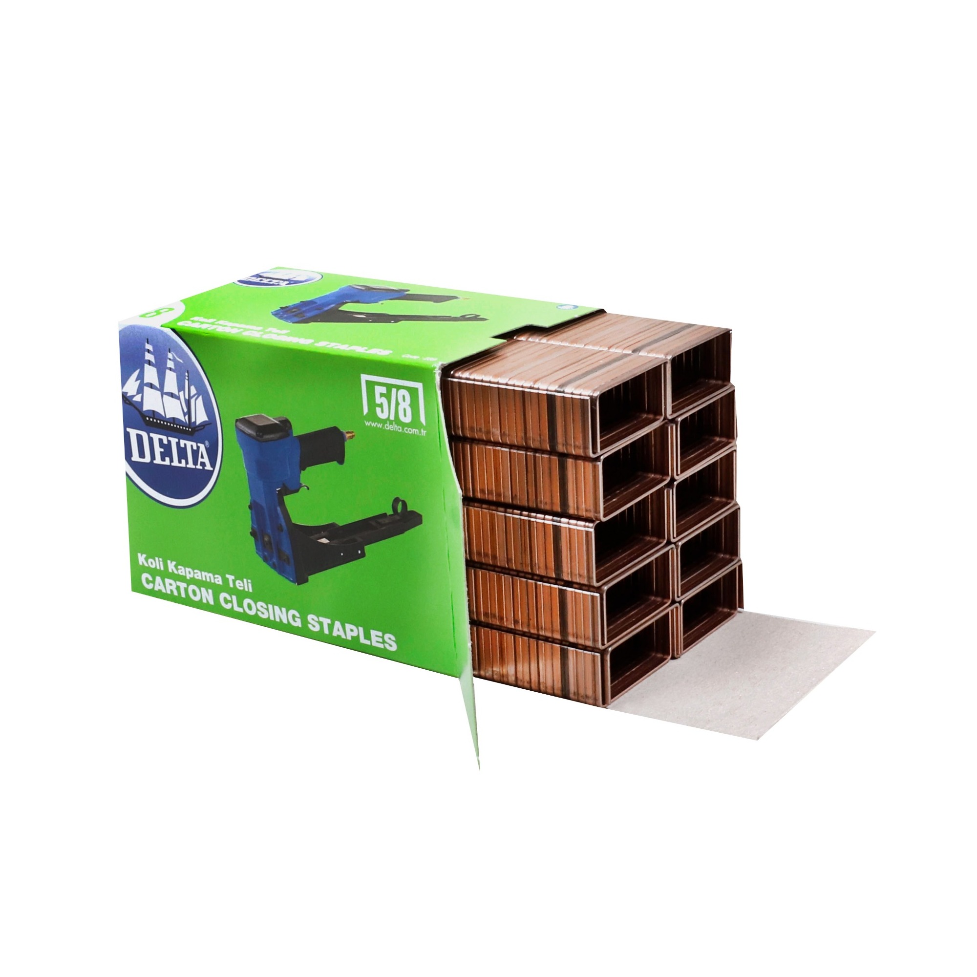 Delta Zımba Teli Koli Kapama 5/8 (35/15) 1000 Adet - 30'lu Paket