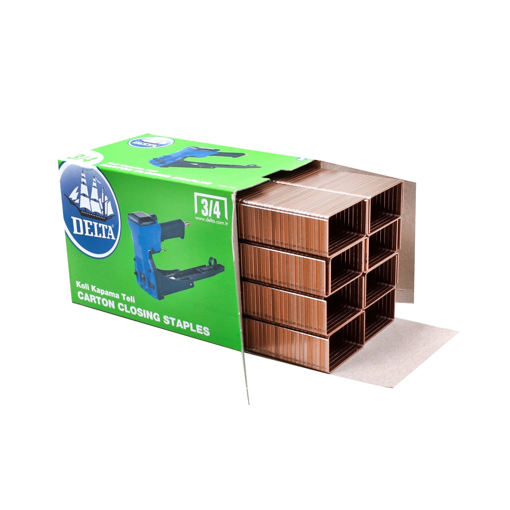 Delta Zımba Teli Koli Kapama 3/4 (35/18) 800 Adet - 30'lu Paket