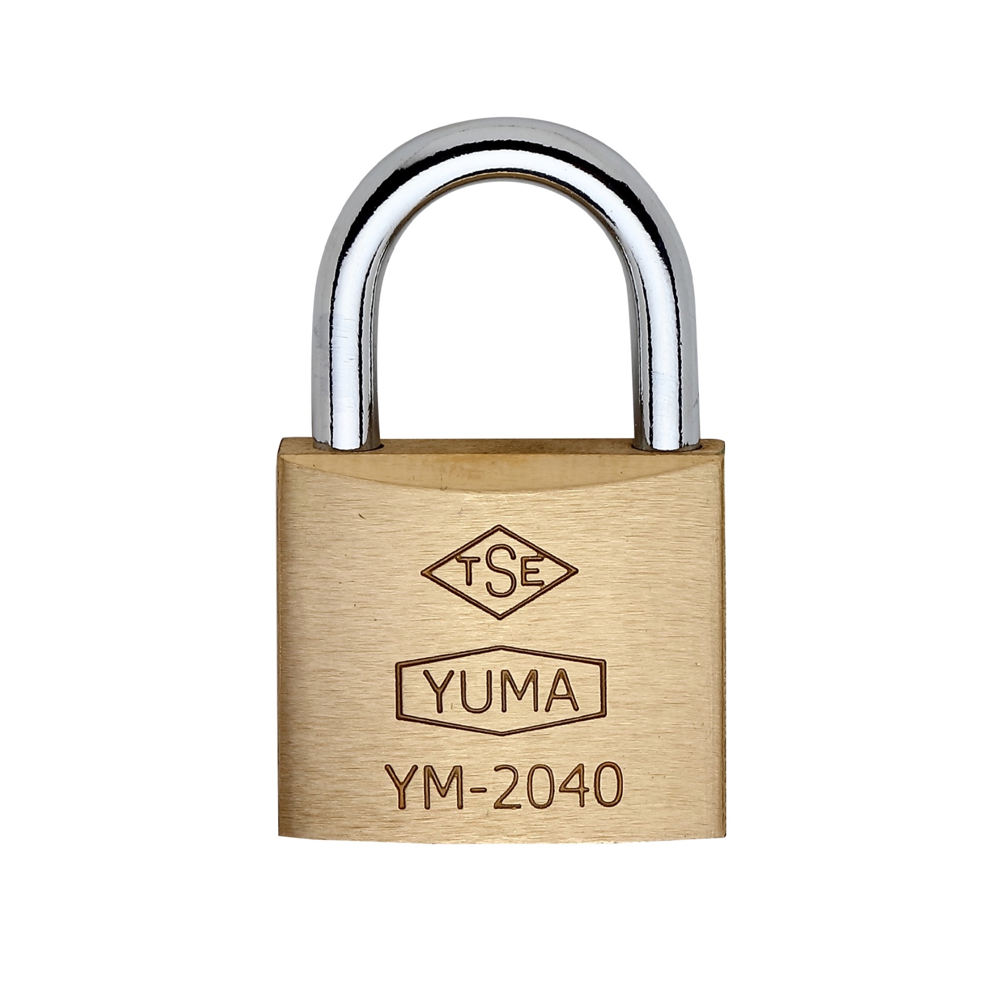 Yuma Pirinç Asma Kilit 40 Mm Ym-2040 - 6'lı Paket