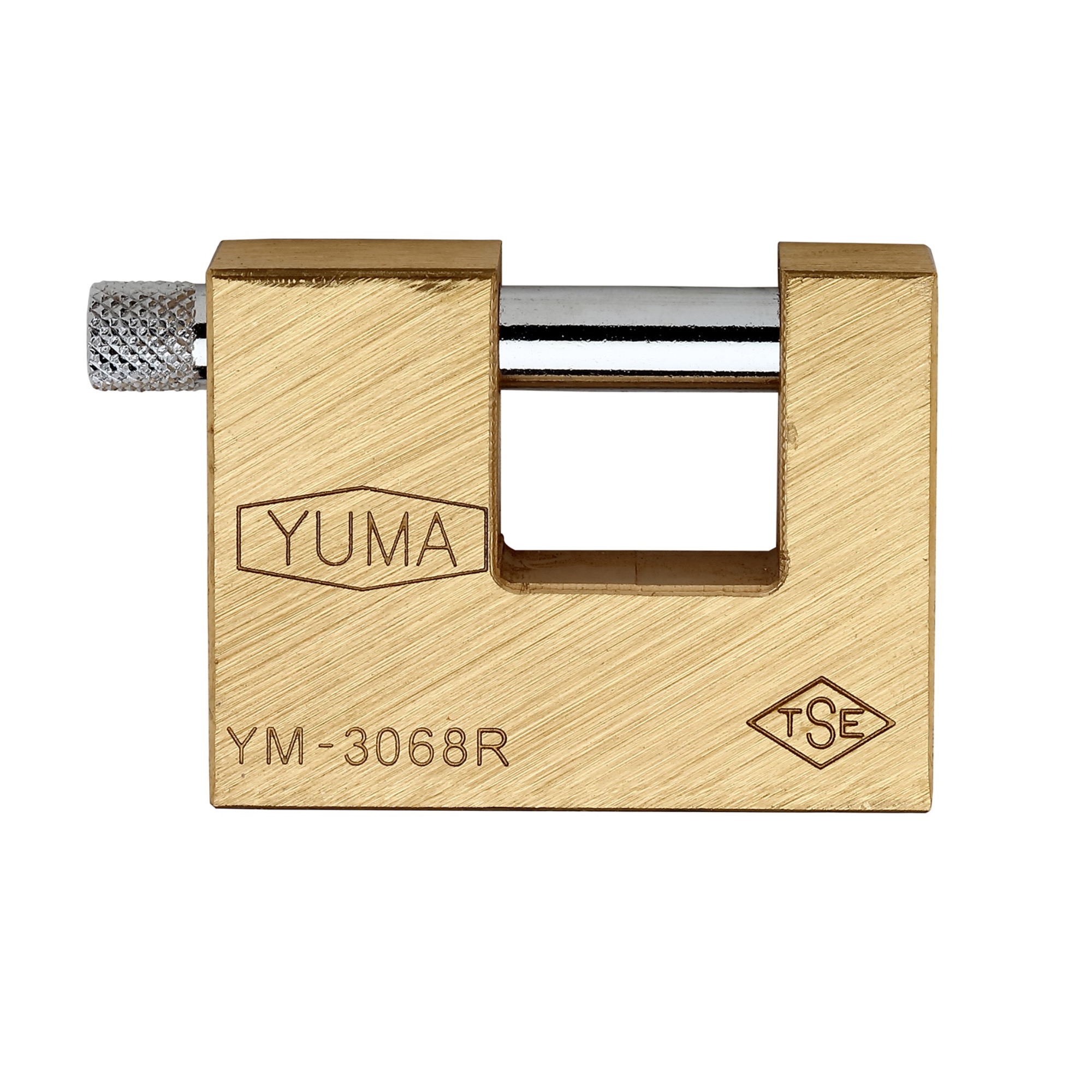 Yuma Kayar Milli Asma Kilit 68 Mm Ym-3068 Pirinç - 6'lı Paket
