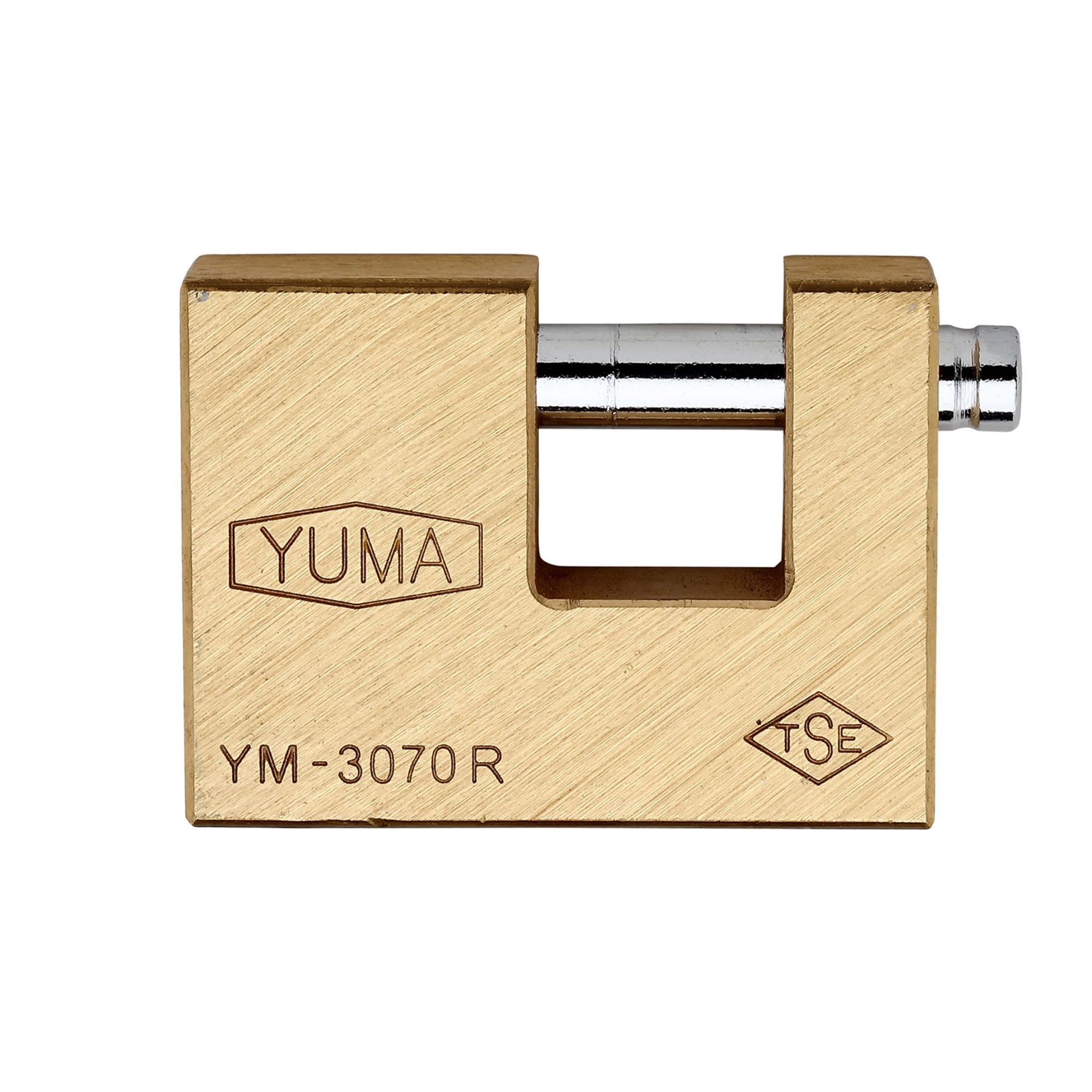Yuma Kayar Milli Asma Kilit 70 Mm Ym-3070 Pirinç - 6'lı Paket