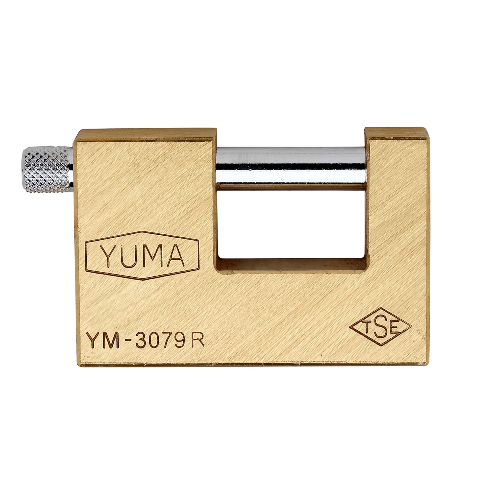 Yuma Kayar Milli Asma Kilit 79 Mm Ym-3079 Pirinç - 6'lı Paket