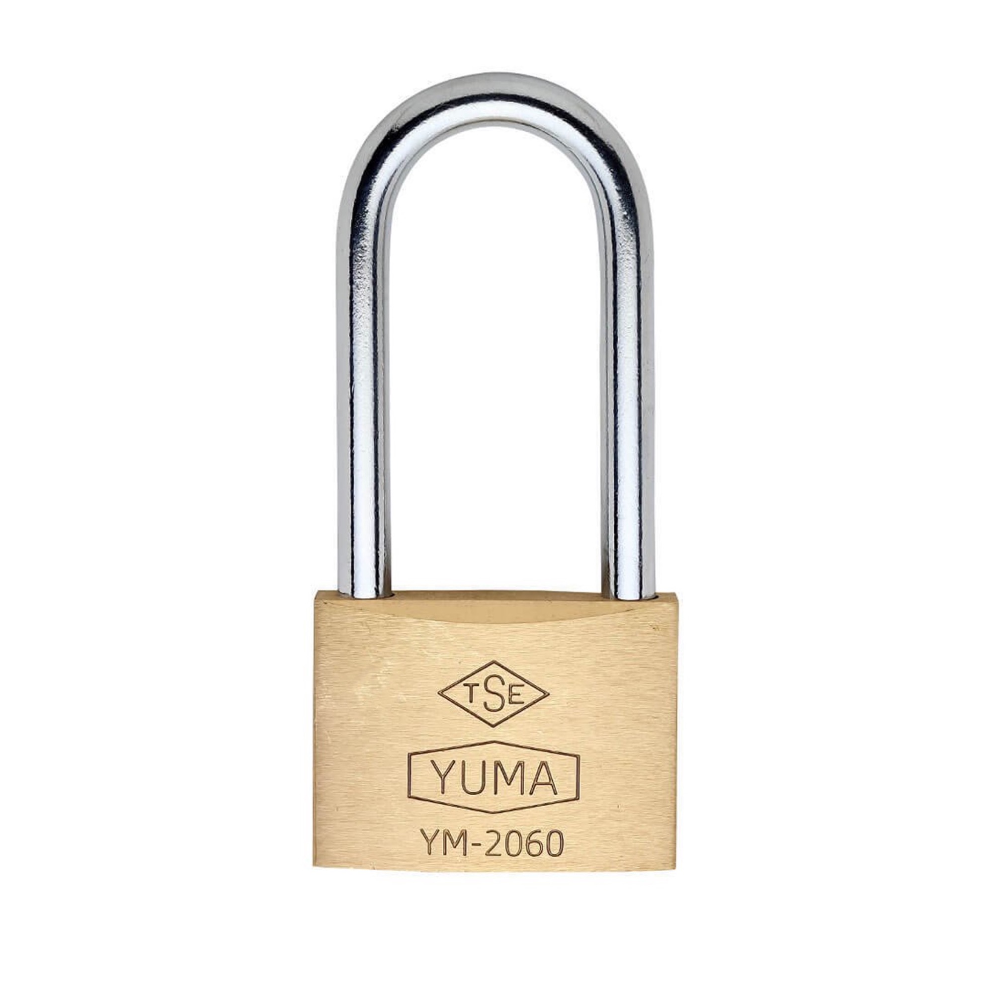 Yuma Pirinç Asma Kilit Uzun 60 Mm Ym-2060l - 6'lı Paket