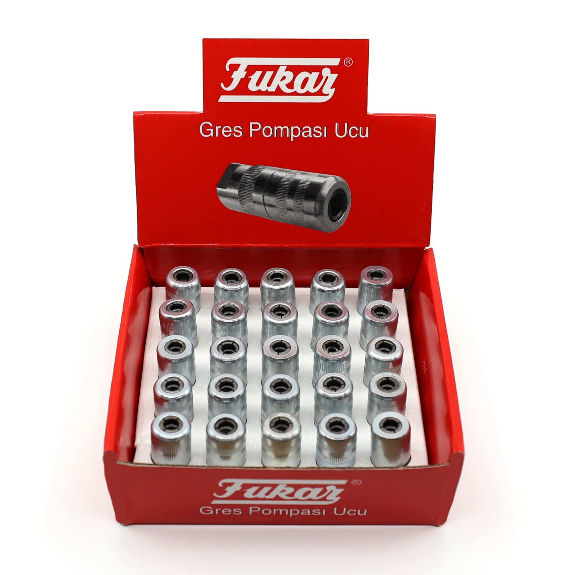 Fukar Gres Pompa Ucu (4 Tırnaklı) F-203 - 25'li Paket