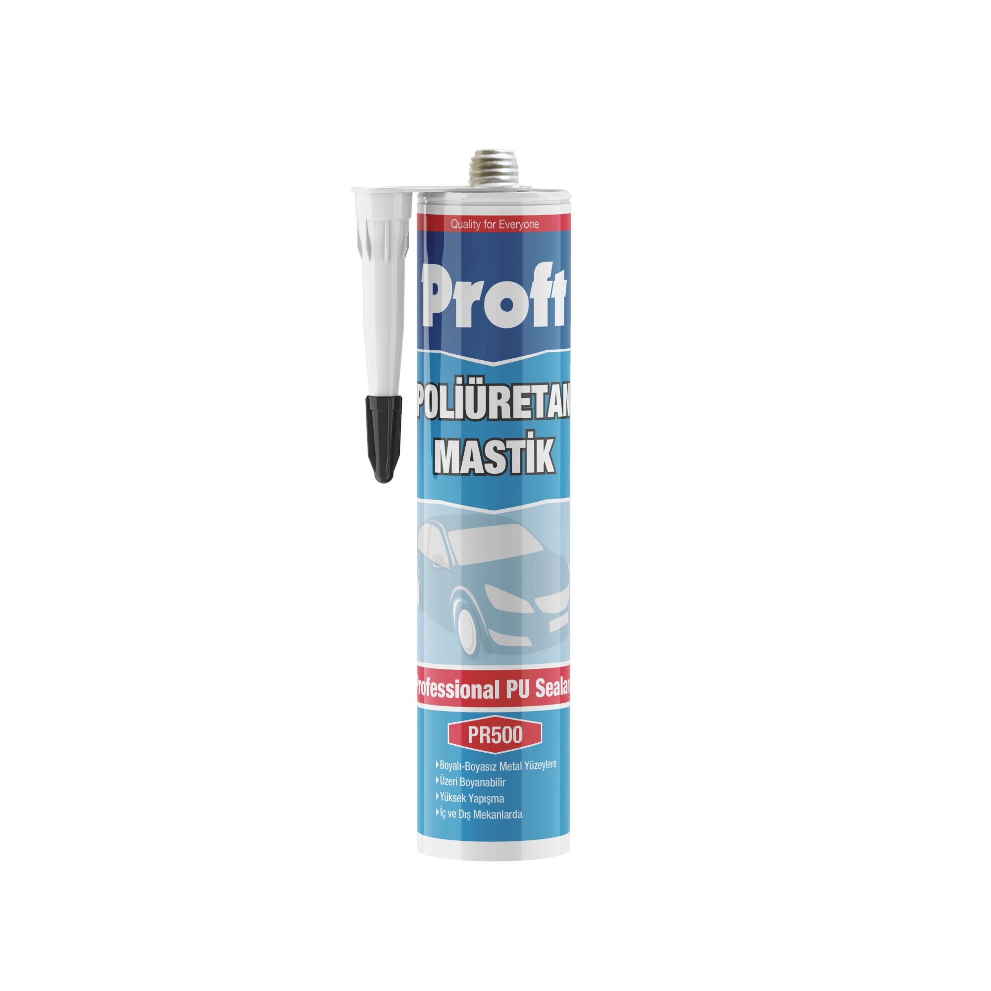 Proft Poliüretan Mastik 280 Ml (pr500) Siyah - 12'li Paket