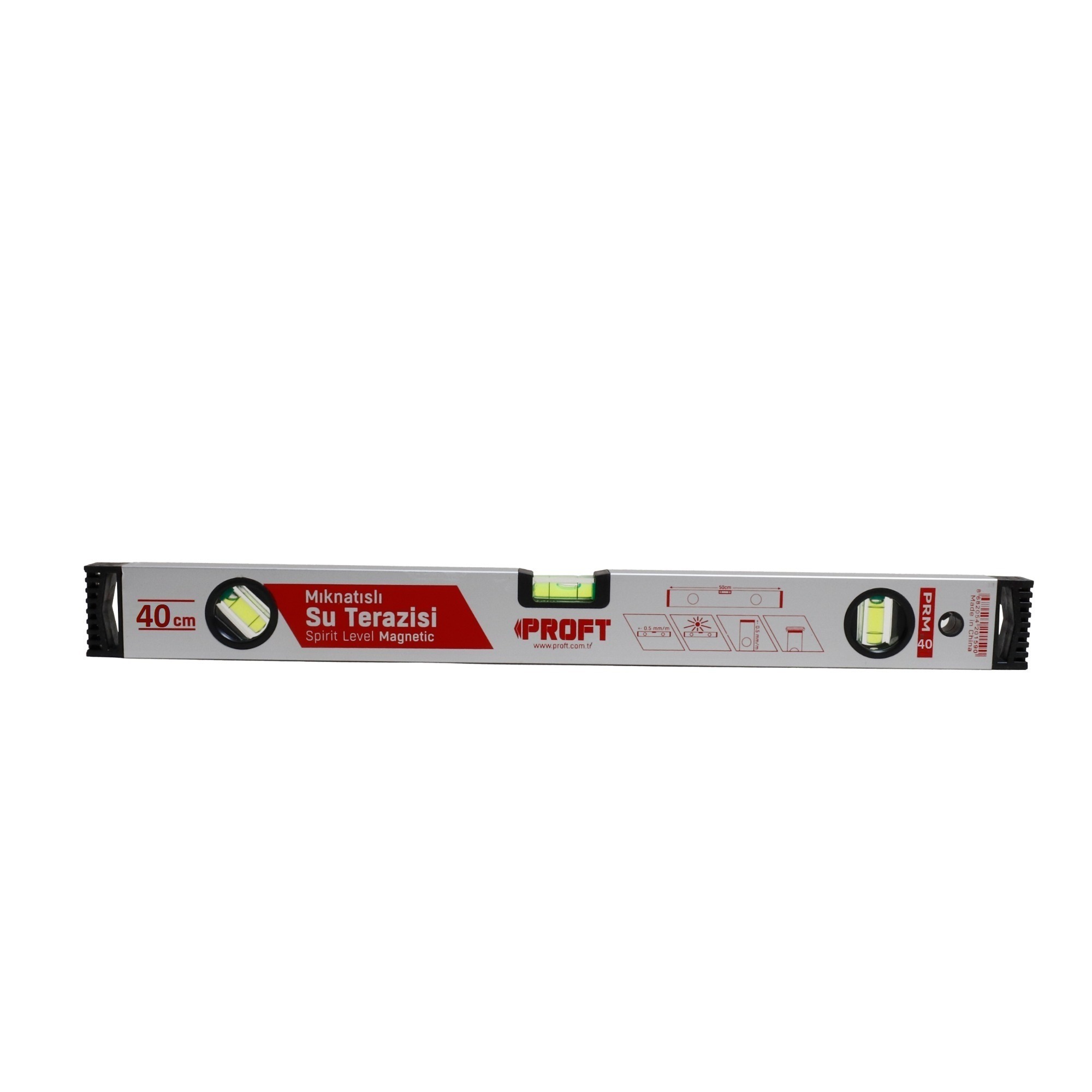 Proft Mıknatıslı Su Terazisi (prm40) 40 Cm - 5'li Paket