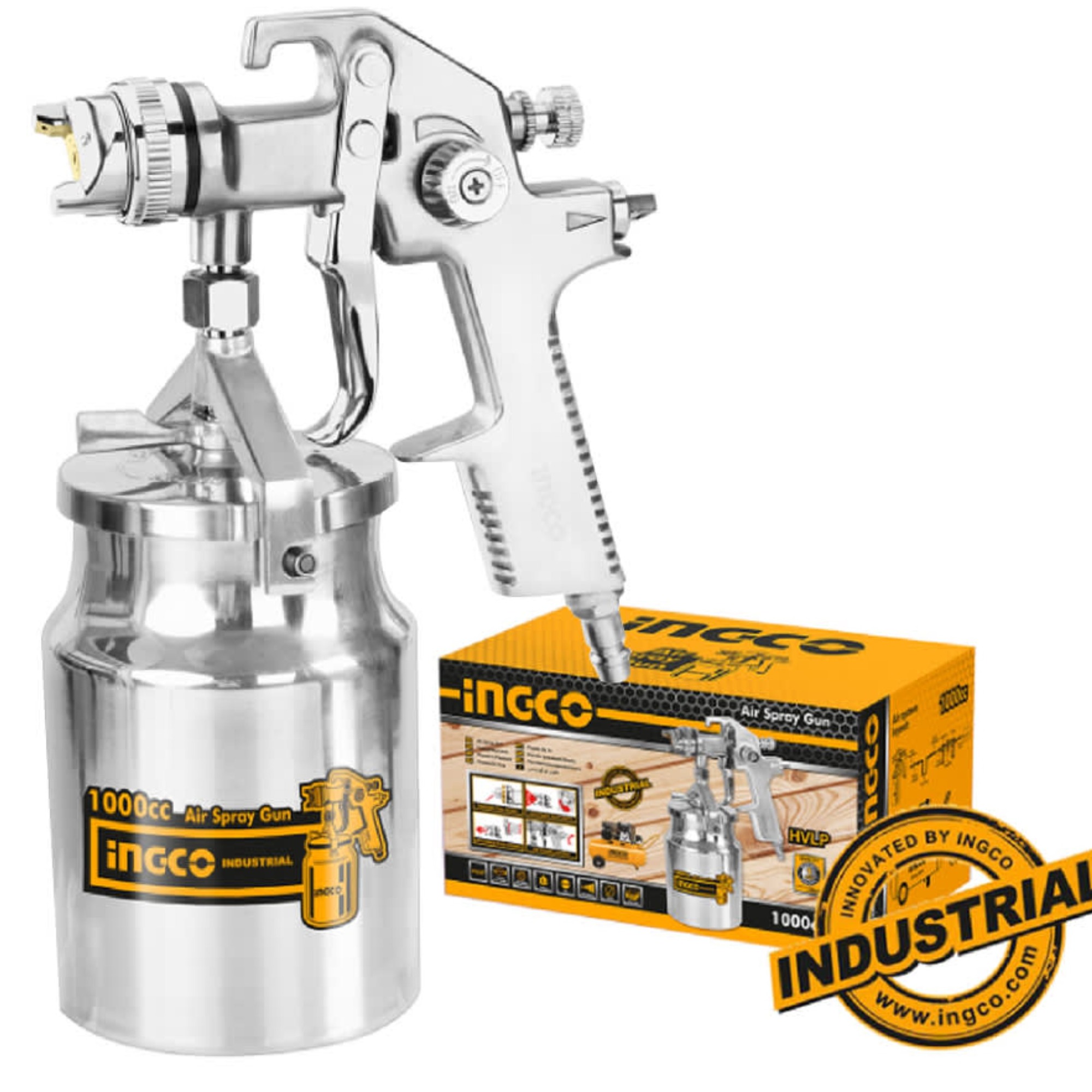 İngco Asg3102 Alttan Depo Boya Tabancası 1.8 Mm