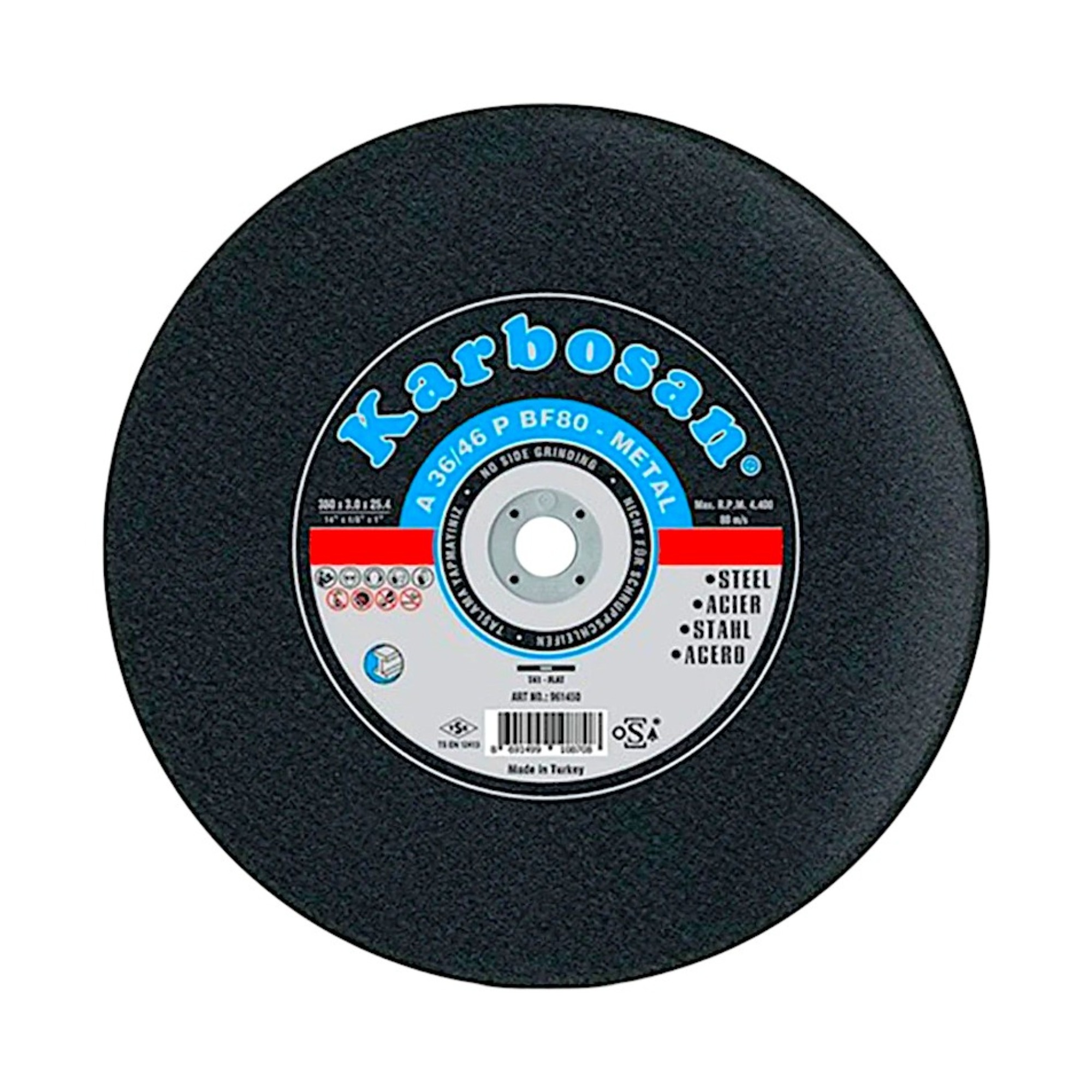 Karbosan Nk Metal Kesme 350x3.5x25.4 (910860)  - 10'lu Paket