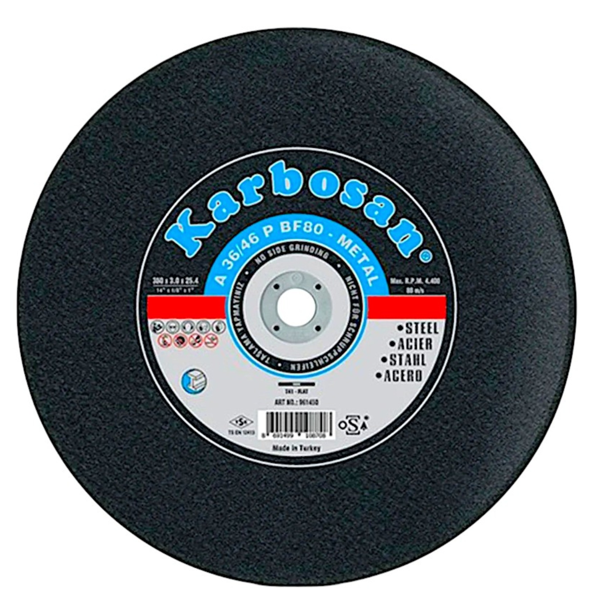 Karbosan Nk Metal Kesme 300x3.0x25.4 (910840)  - 20'li Paket