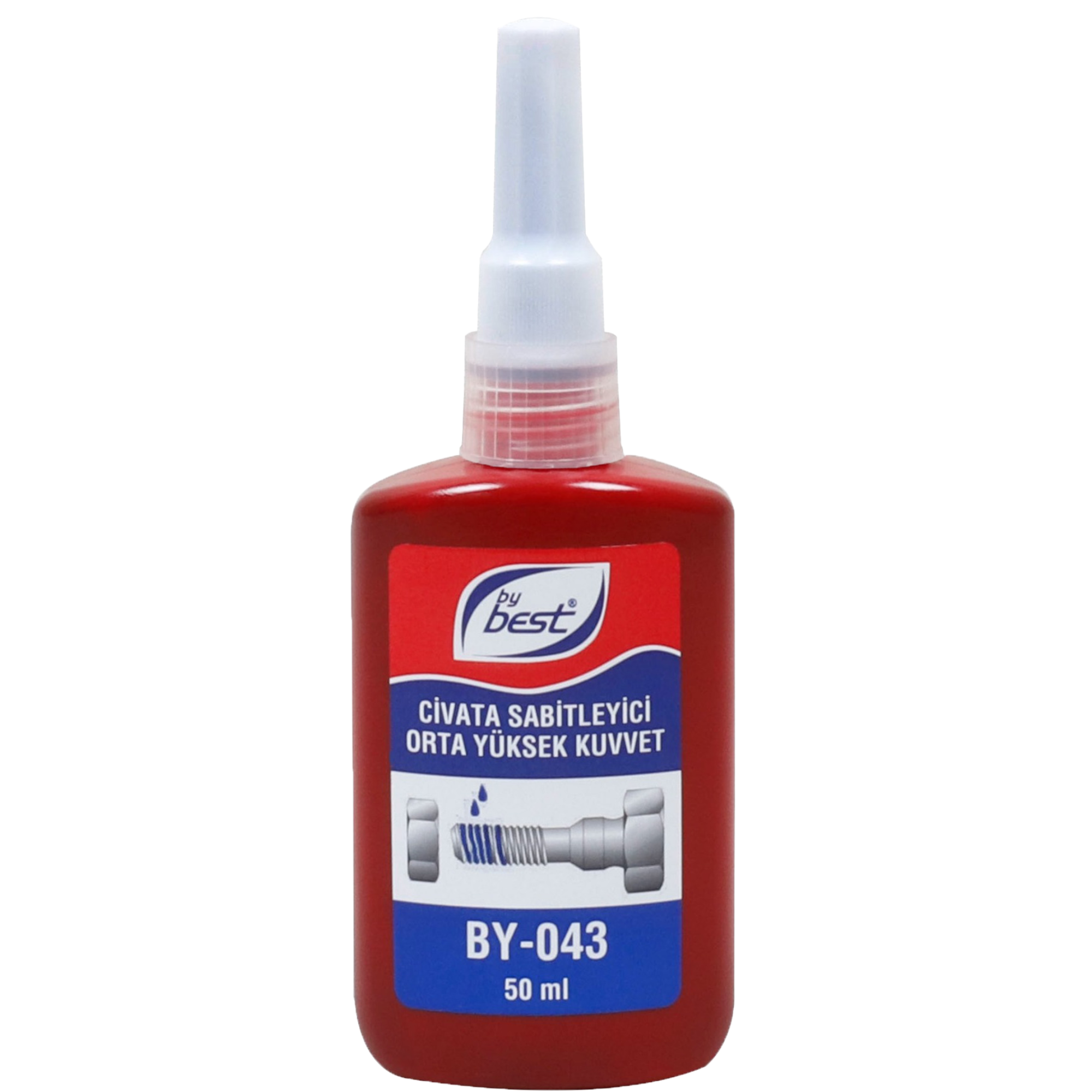 By043 Orta Yüksek Kuvvet Civata Sabitleyici 50 Ml - 6'lı Paket