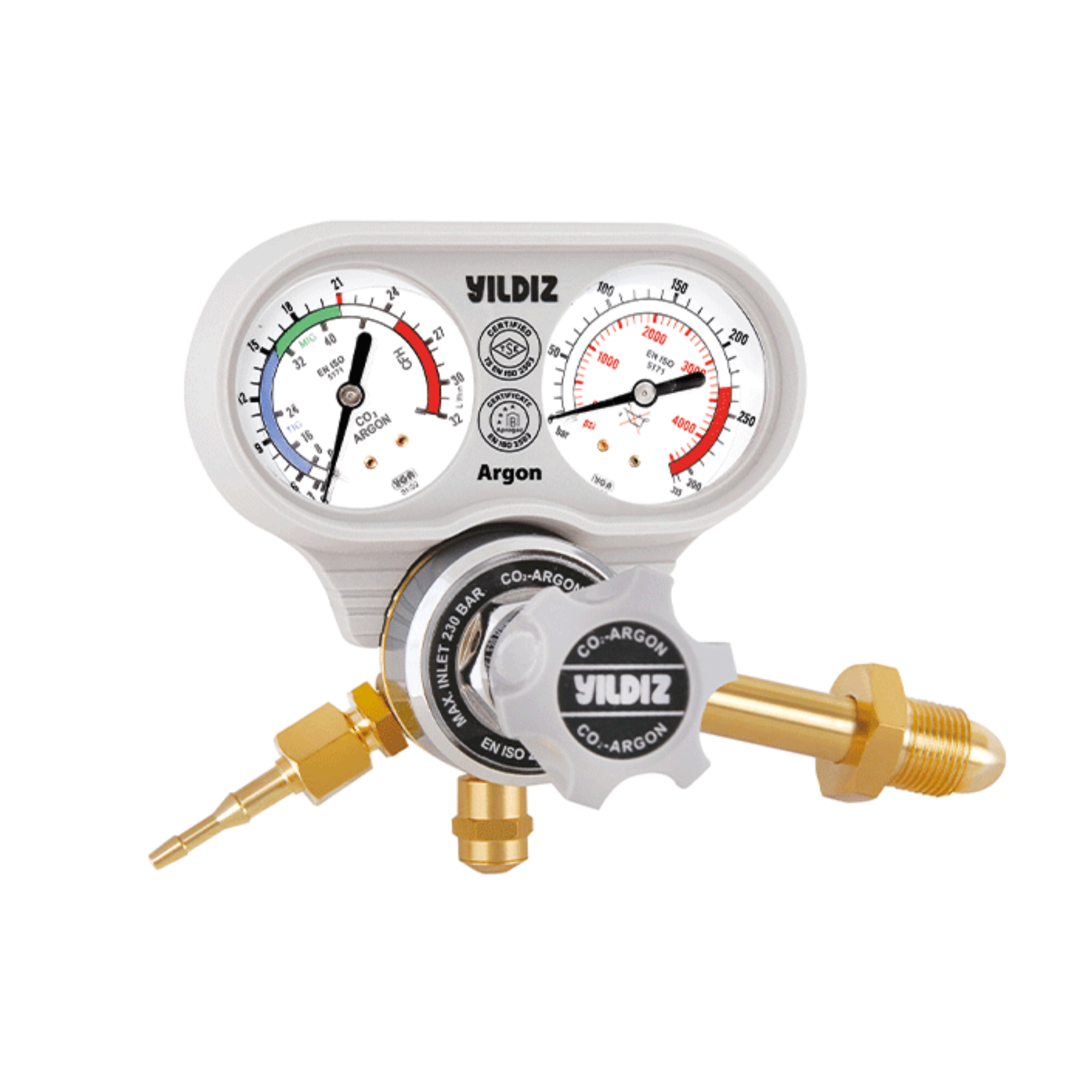 Yıldızgaz 5440s Argon Basınç Düşürücü 0.21 Lt/dk