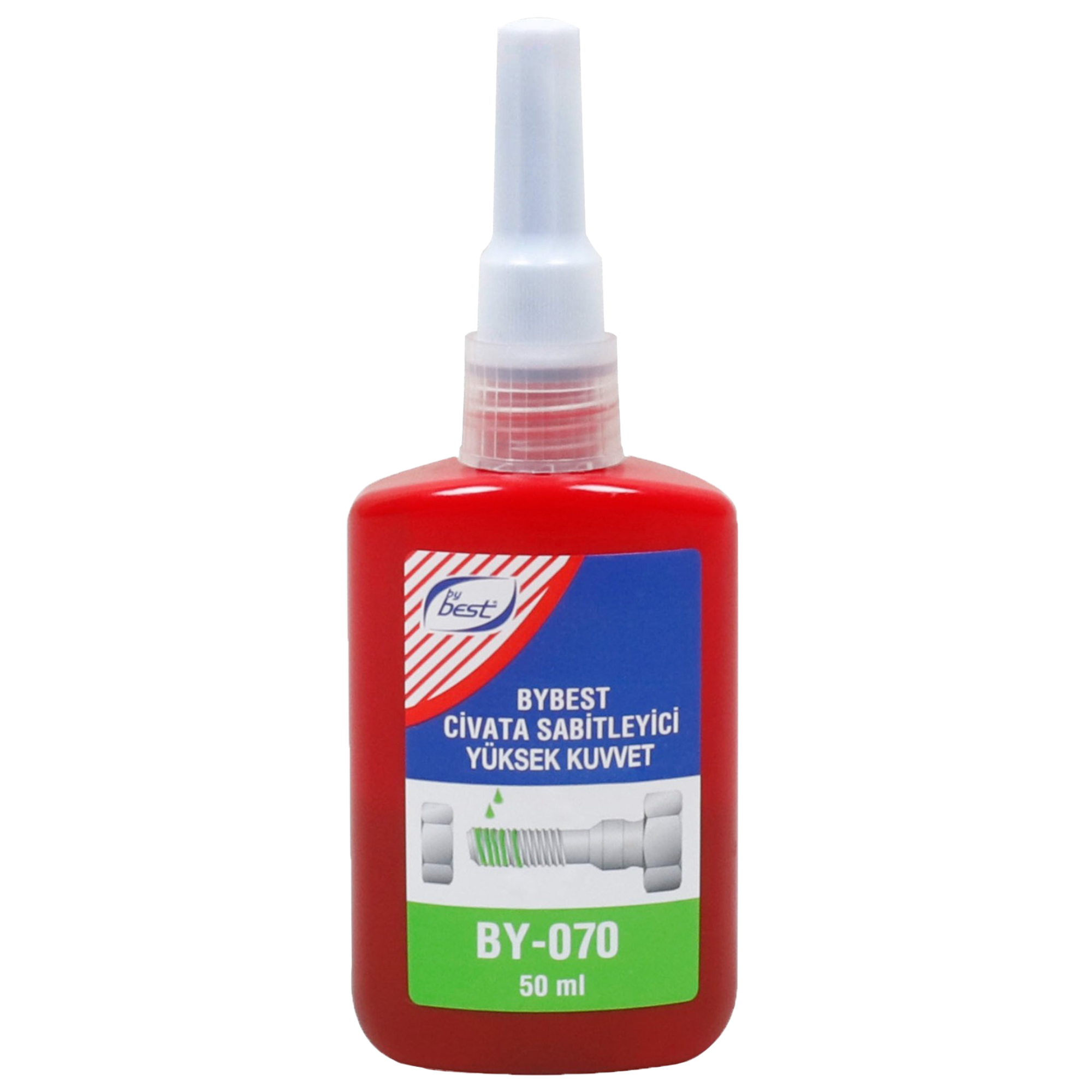 By070 Civata Sabitleyici Yüksek Kuvvet 50 Ml - 6'lı Paket