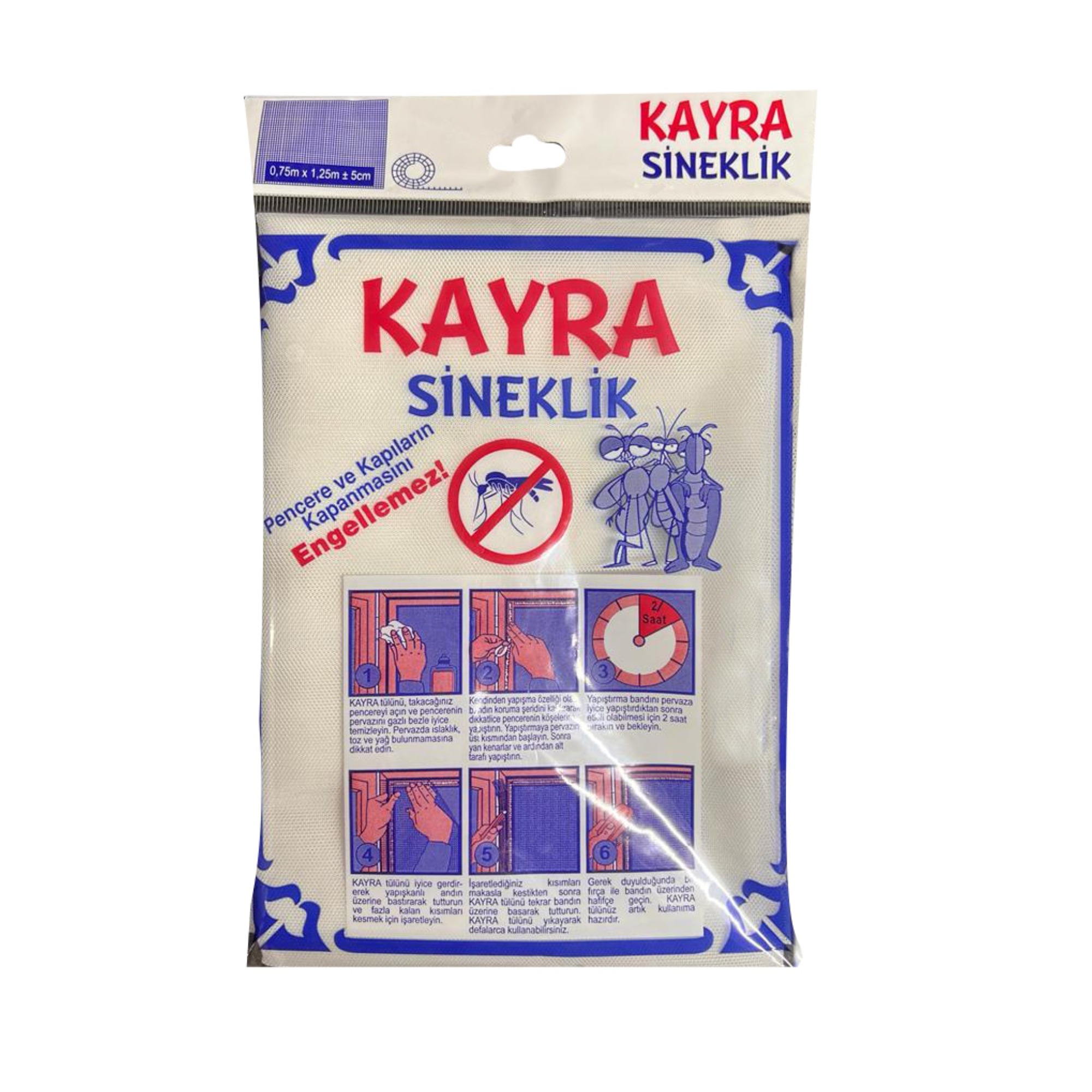 Kayra Sineklik Küçük 75x125 - 25'li Paket