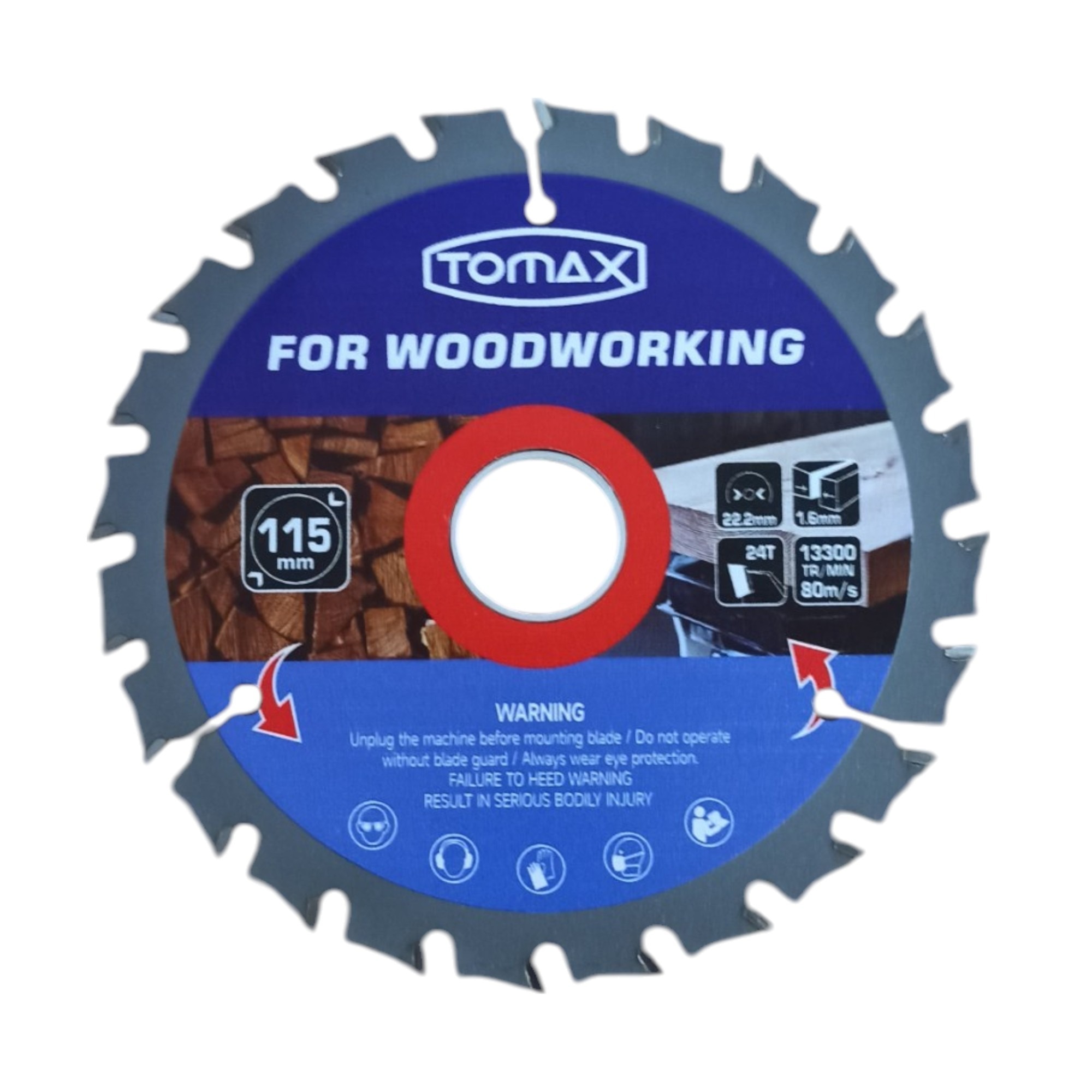 Tomax Sunta Kesme Testere 115x1.6x24t - 10'lu Paket