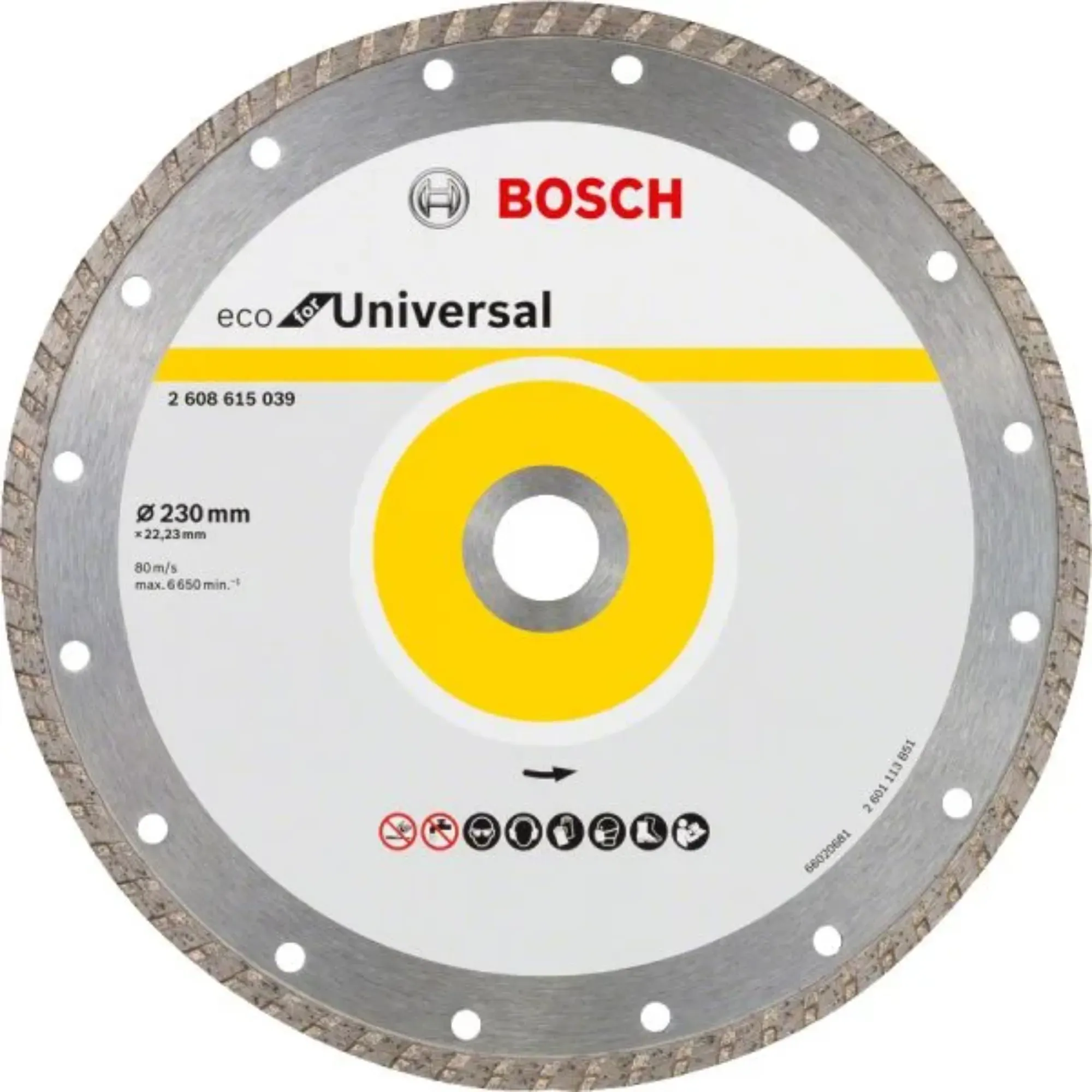 Bosch Turbo Elmas Kesici 230x3.0x22 2608615048 - 10'lu Paket