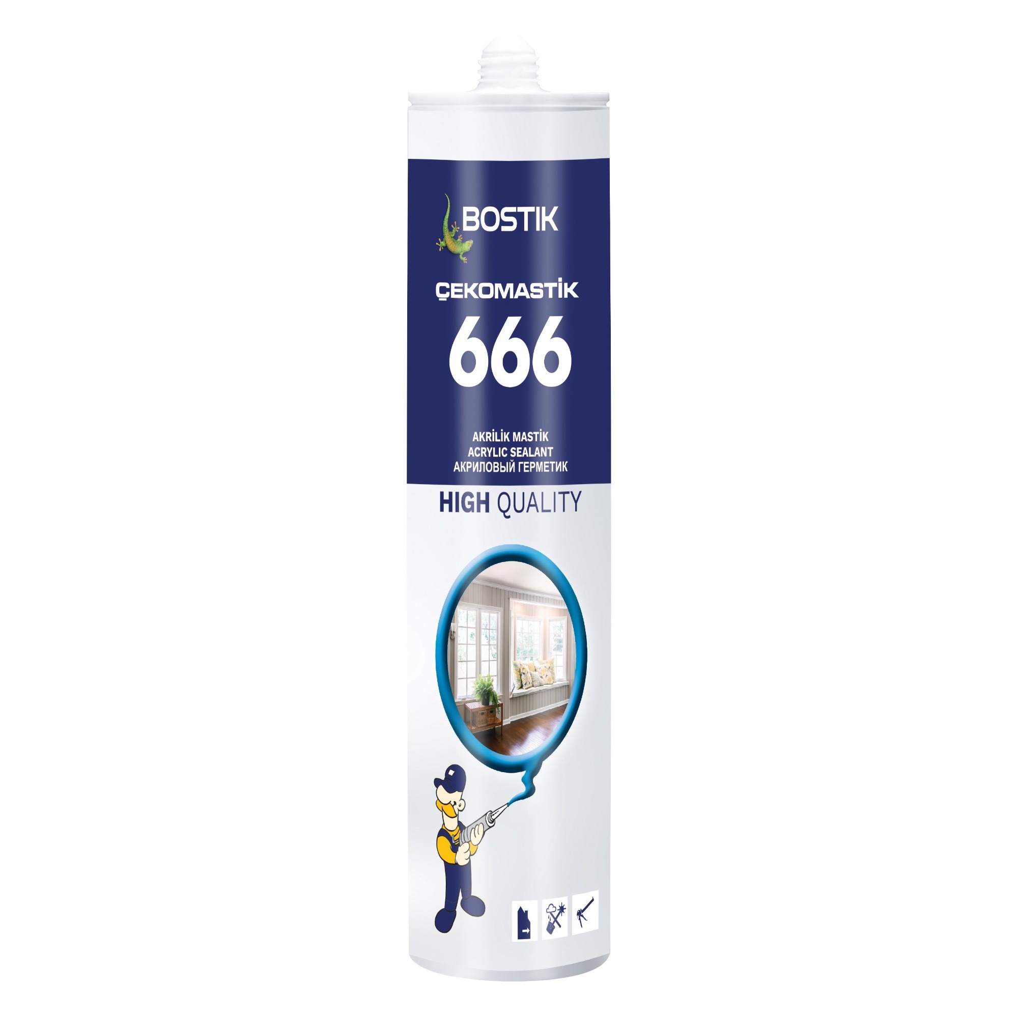 Çeko Montaj Mastiği 280 Ml Gri (666) - 25'li Paket
