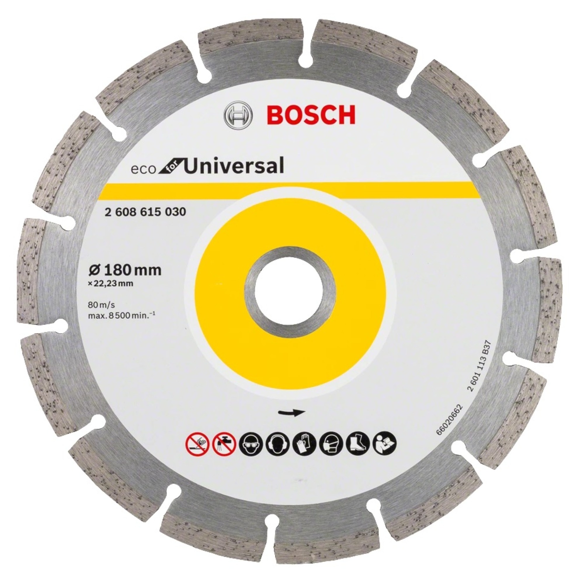 Bosch Segment Elmas Kesici 180x2.2x22 2608615043 - 10'lu Paket