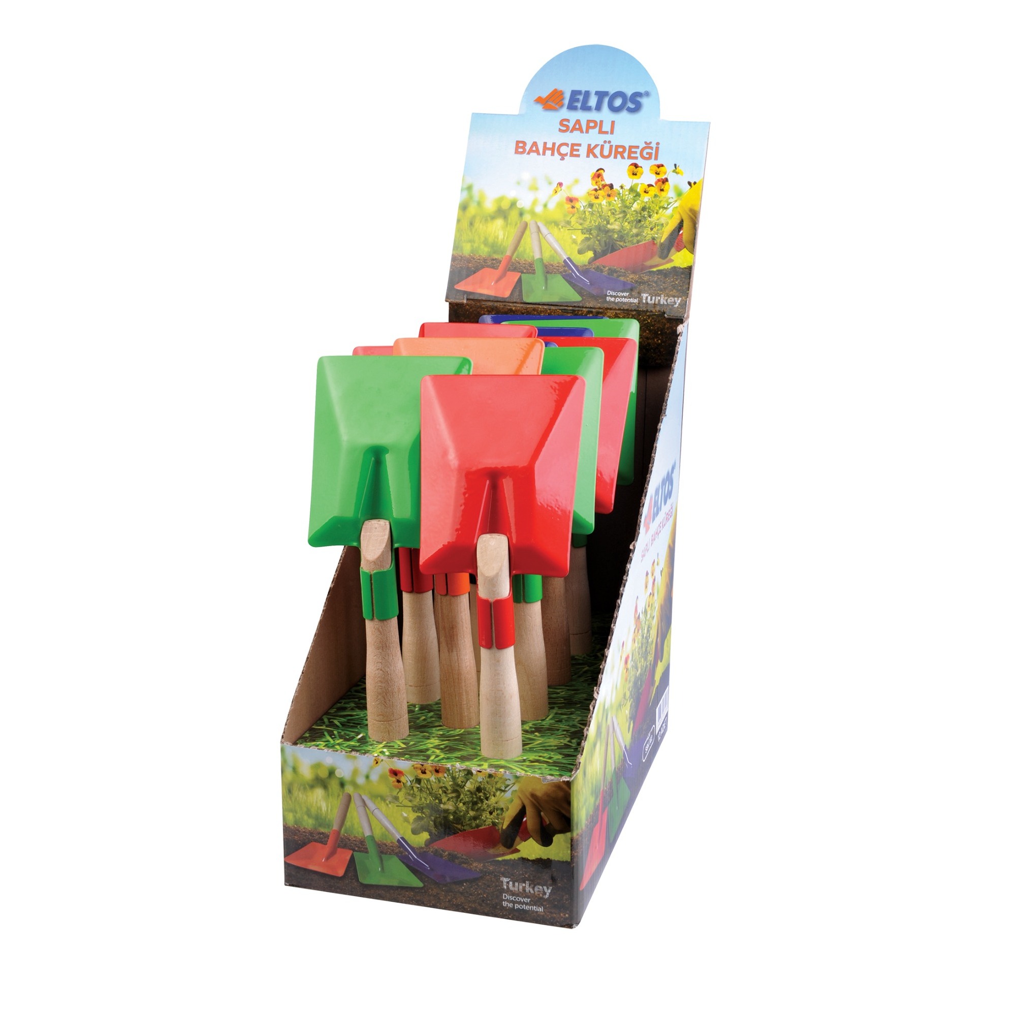 Eltos Mini Bahçe Küreği Sbk002 - 12'li Paket