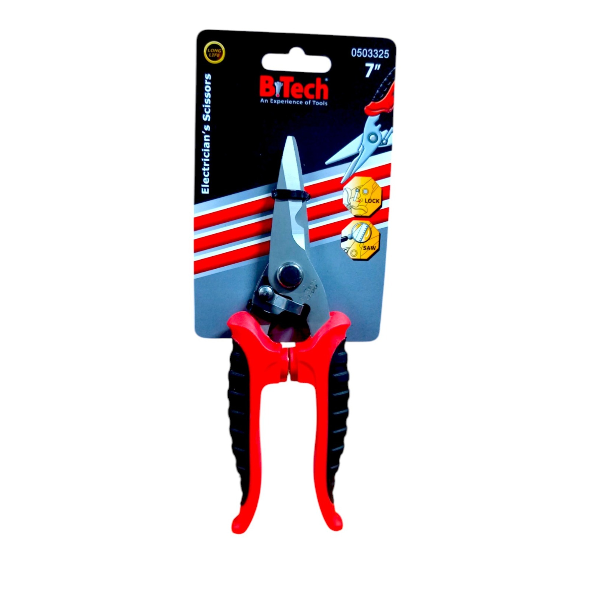 B-tech Elektrikçi Makası 180 Mm 503325 - 12'li Paket