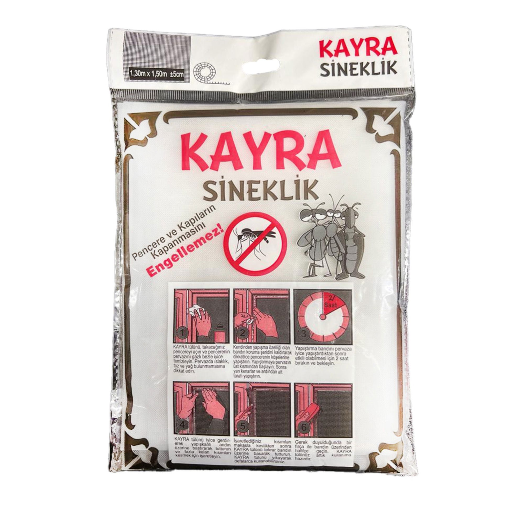 Kayra Sineklik Büyük 130x150 - 15'li Paket
