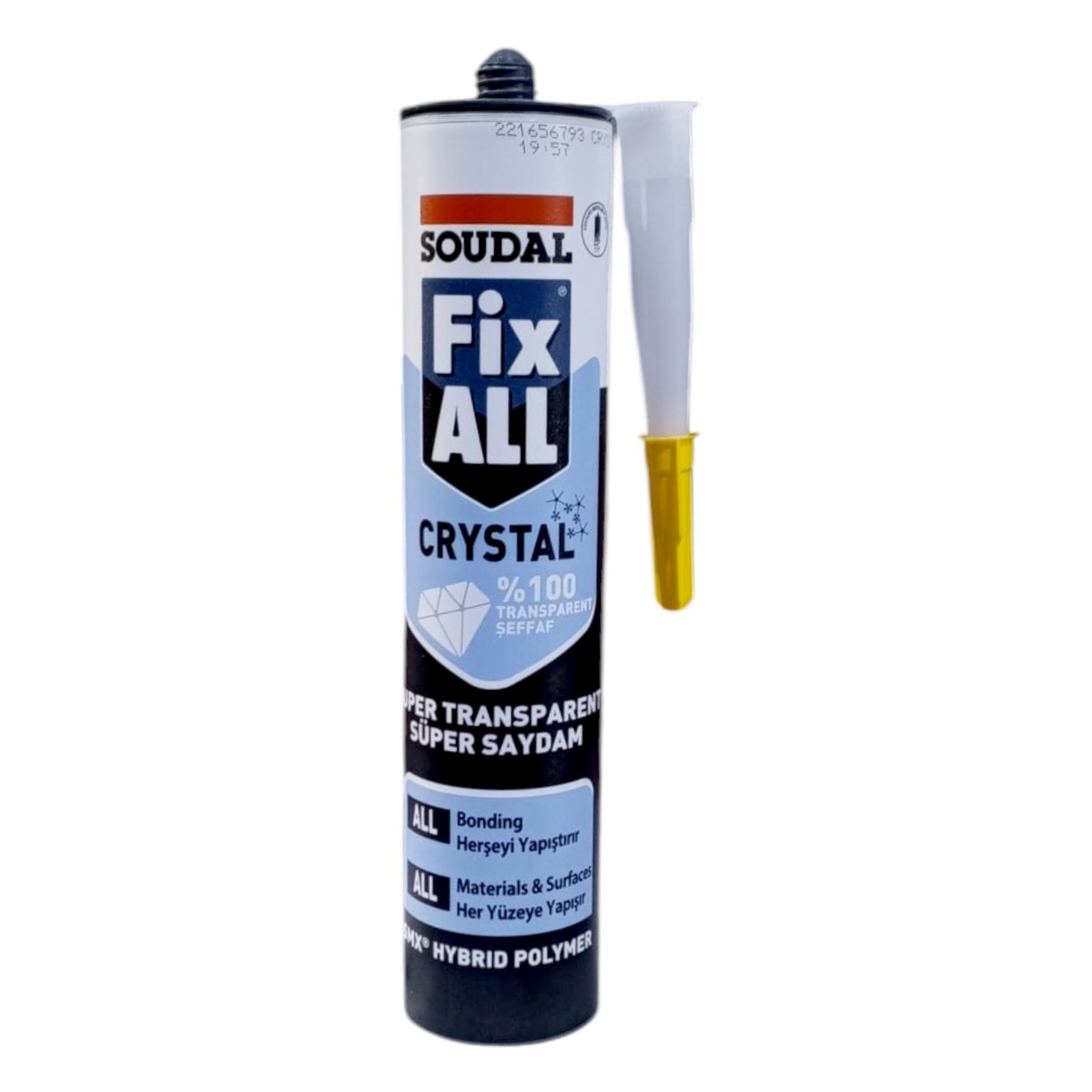 Soudal Fix All Crystal Şeffaf 290 Ml (122530)  - 12'li Paket