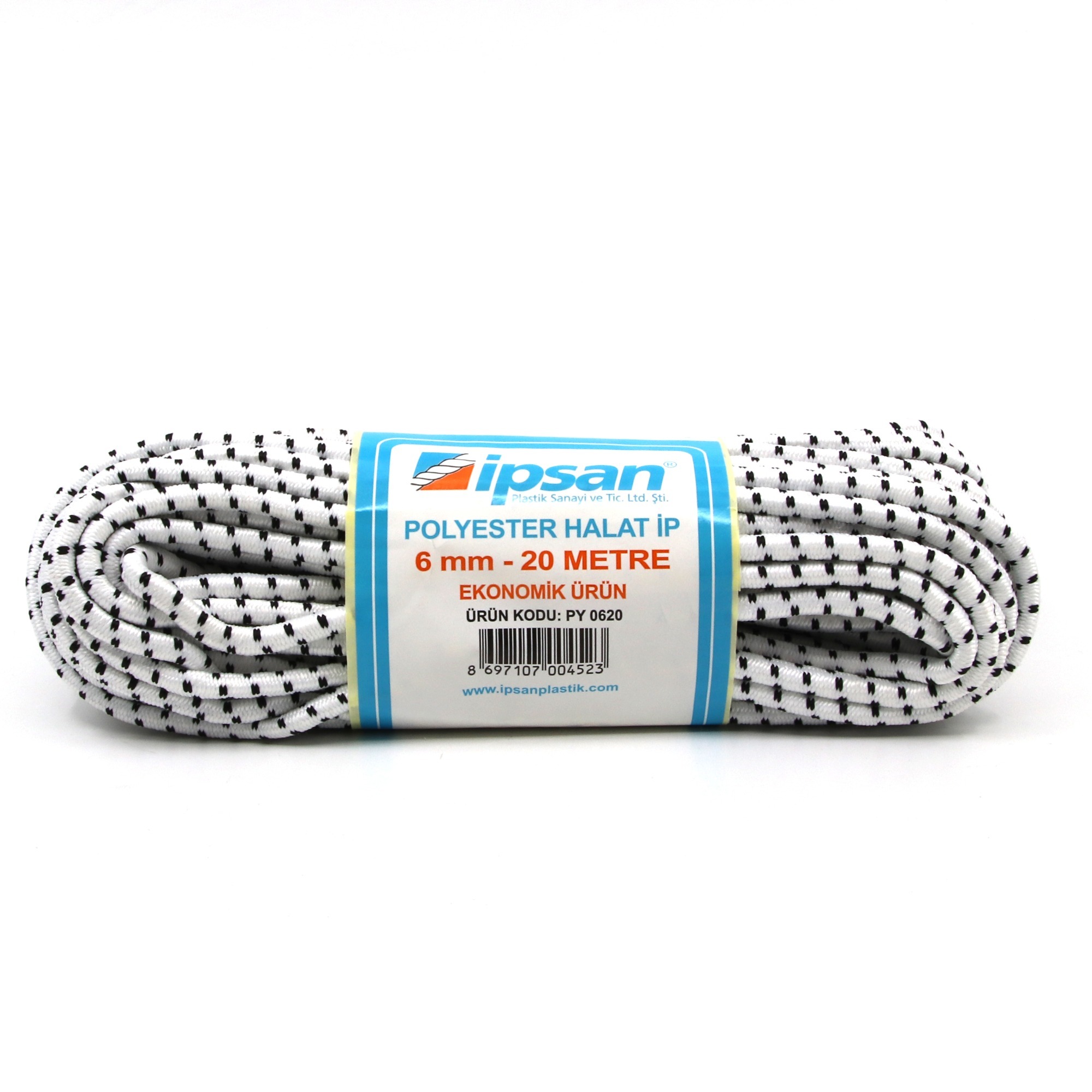 İpsan Polyester İpek Örme Halat 6 Mm 20 Mt Py0620 - 24'lü Paket