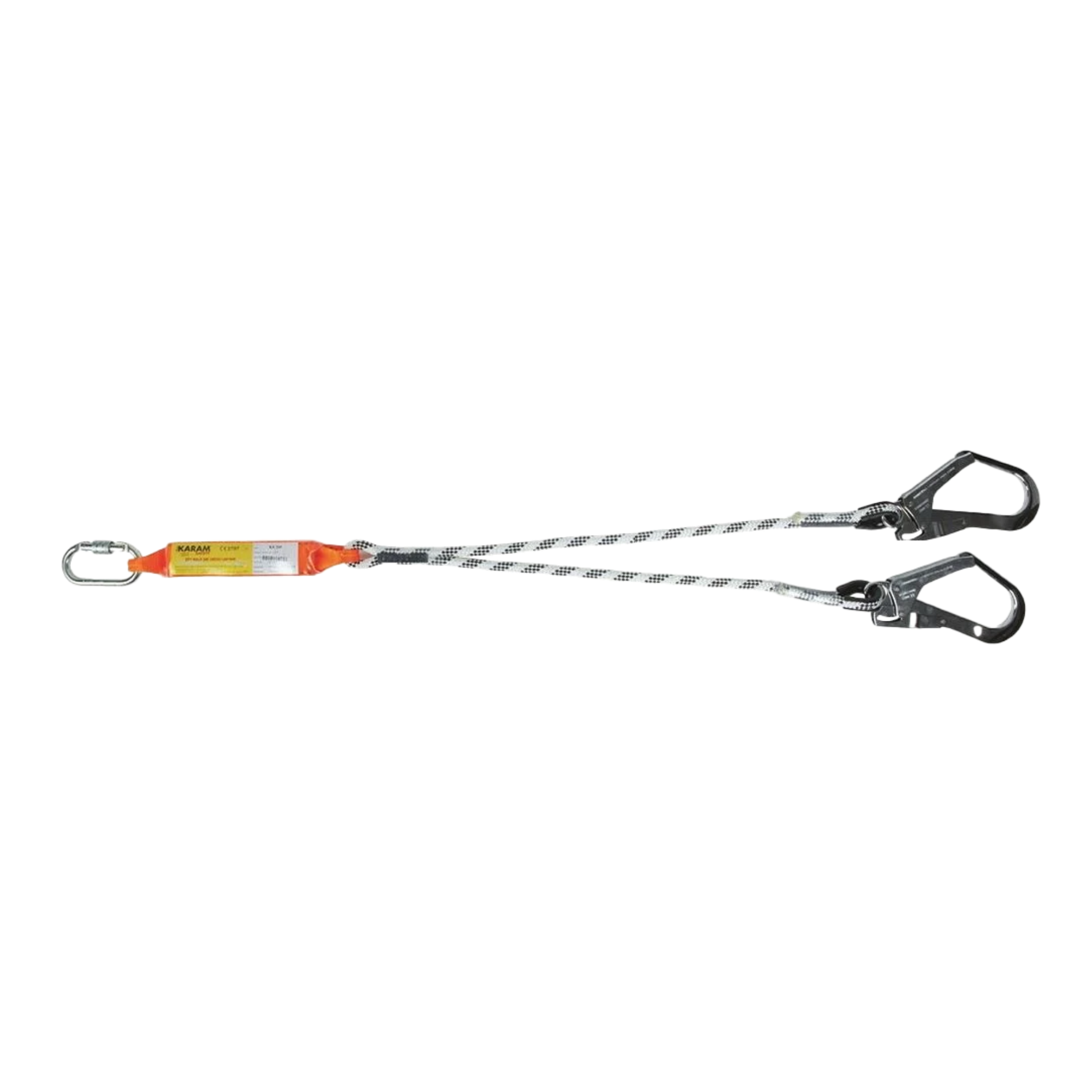 Karam Çift Kollu Statik Halatlı Lanyard Ka341