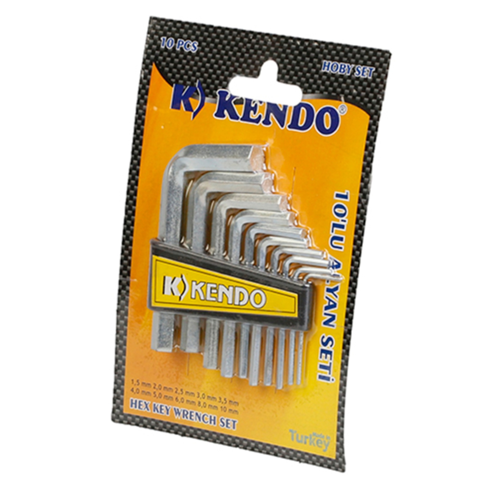 Kendo Allen Anahtar Takımı 10 Lu Kas 901 - 5'li Paket